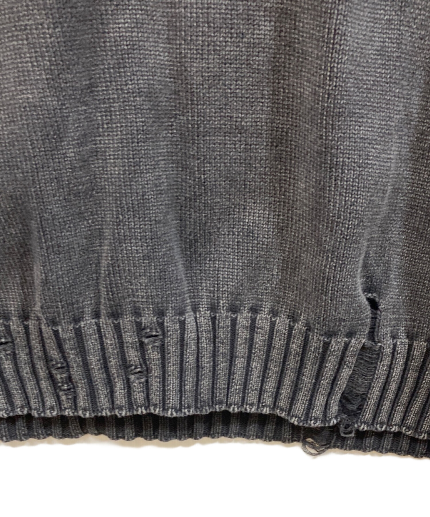 中古・古着通販】WHIMSY (ウィムジー) FADED EMJAY SWEATER ブラック 