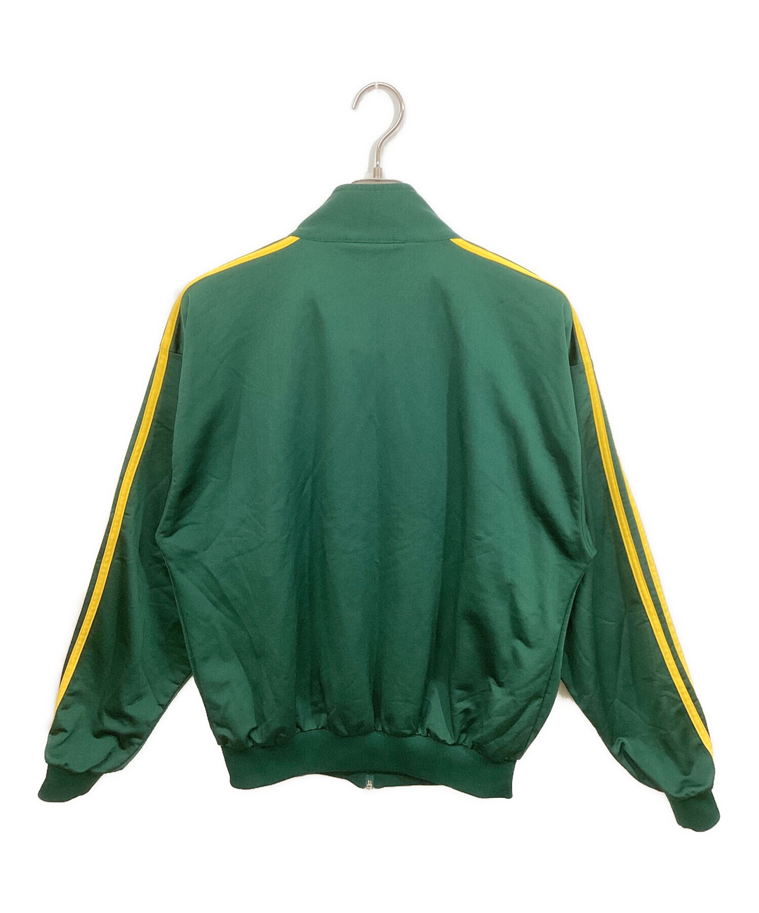 adidas アディダス トラックパンツ 古着 00s L 緑 黄色 19647 adidas - 90s 古着 adidas トラックジャケット ジャージ 緑黄色 小松菜