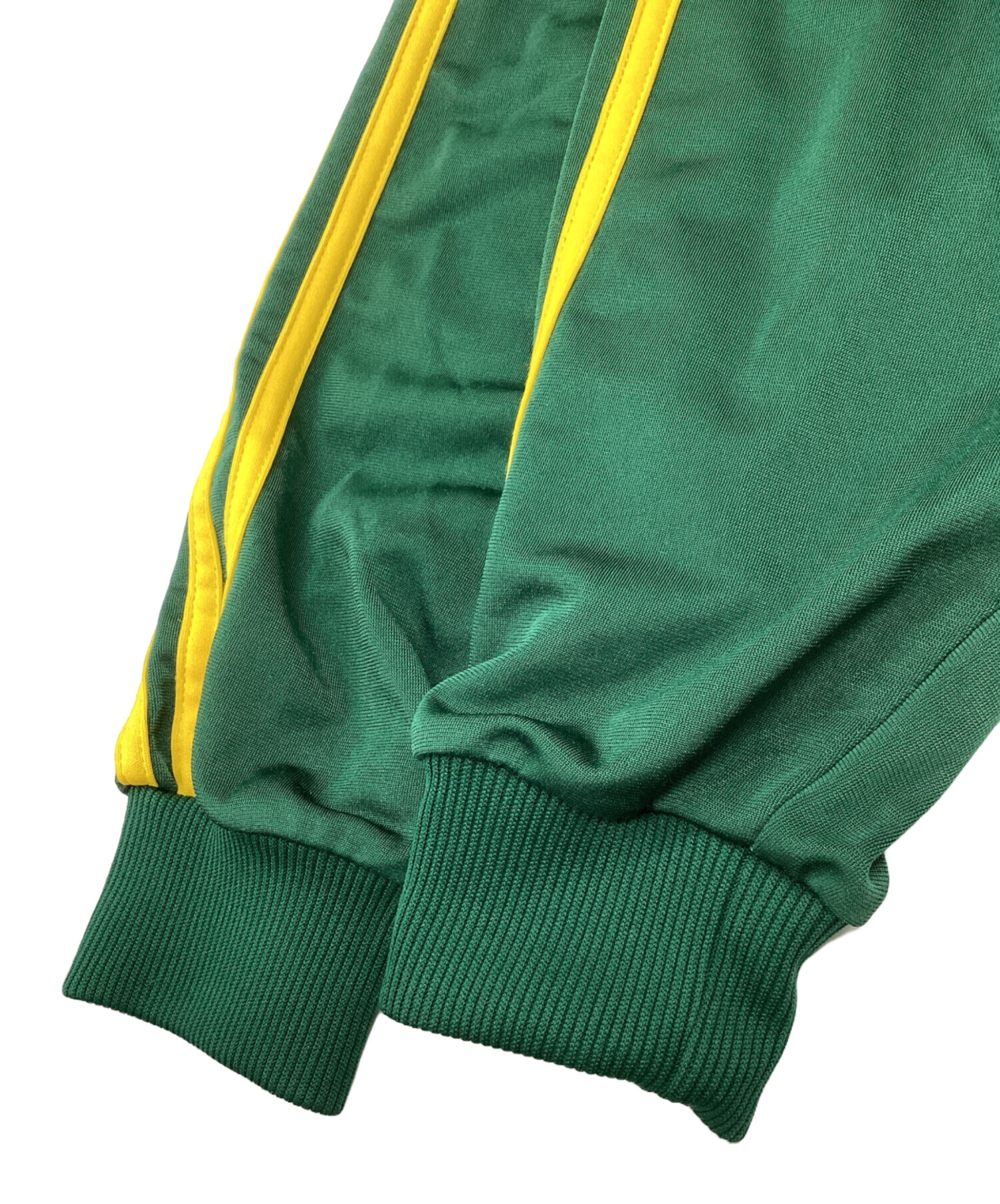 adidas アディダス トラックパンツ 古着 00s L 緑 黄色 19647 中古・古着通販】adidas (アディダス) トラックジャケット グリーン