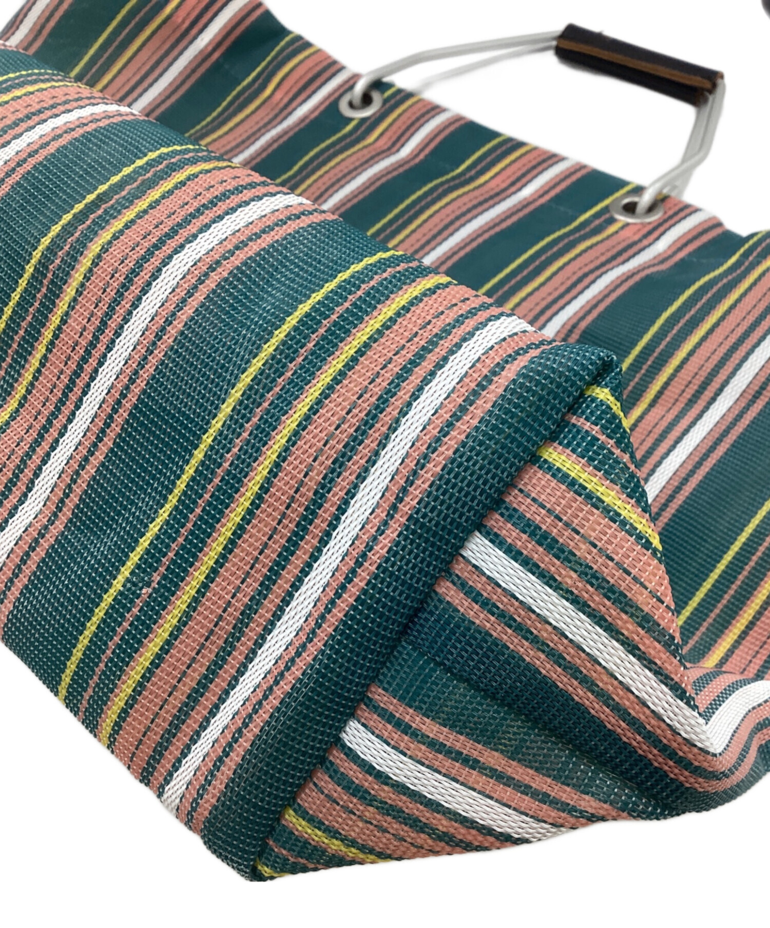中古・古着通販】MARNI (マルニ) ストライプトートバッグ マルチカラー