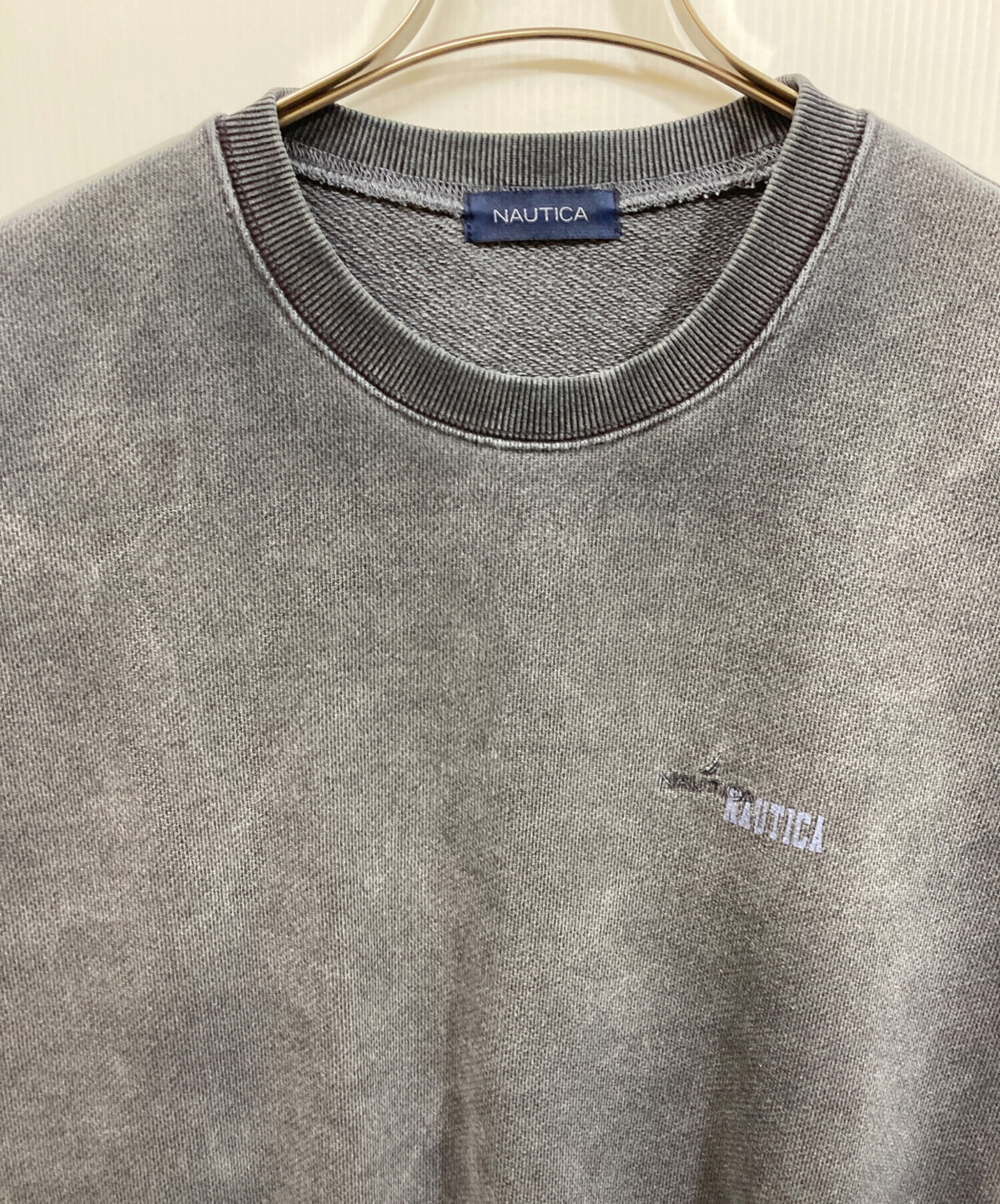 中古・古着通販】NAUTICA (ノーティカ) クルーネックスウェット グレー 