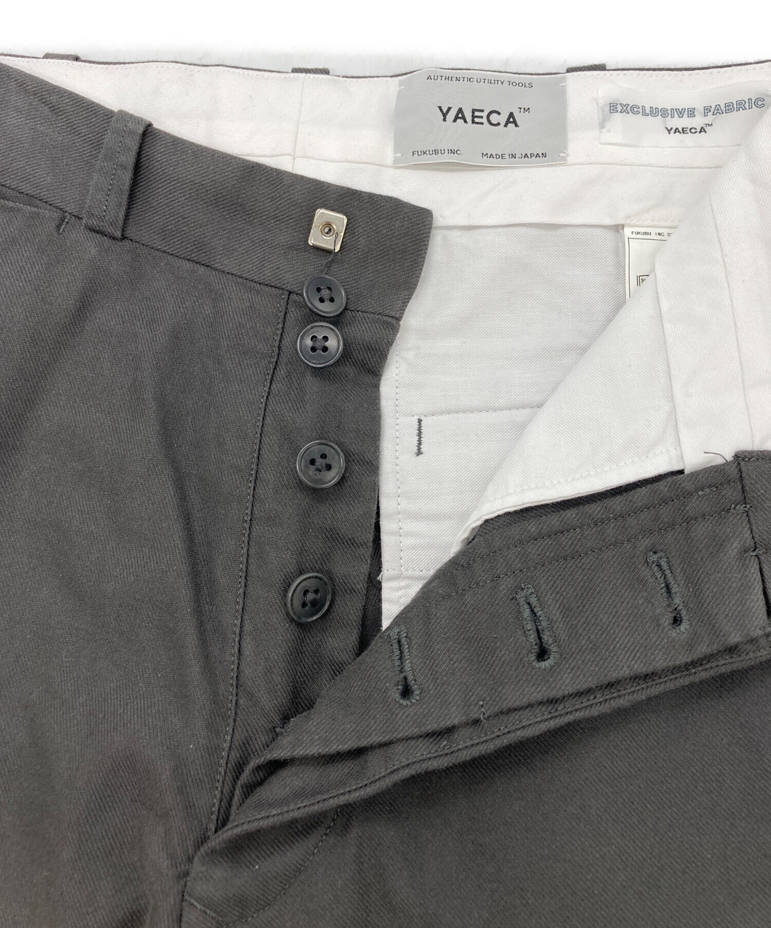 中古・古着通販】YAECA (ヤエカ) チノクロスパンツ ワイドテーパード