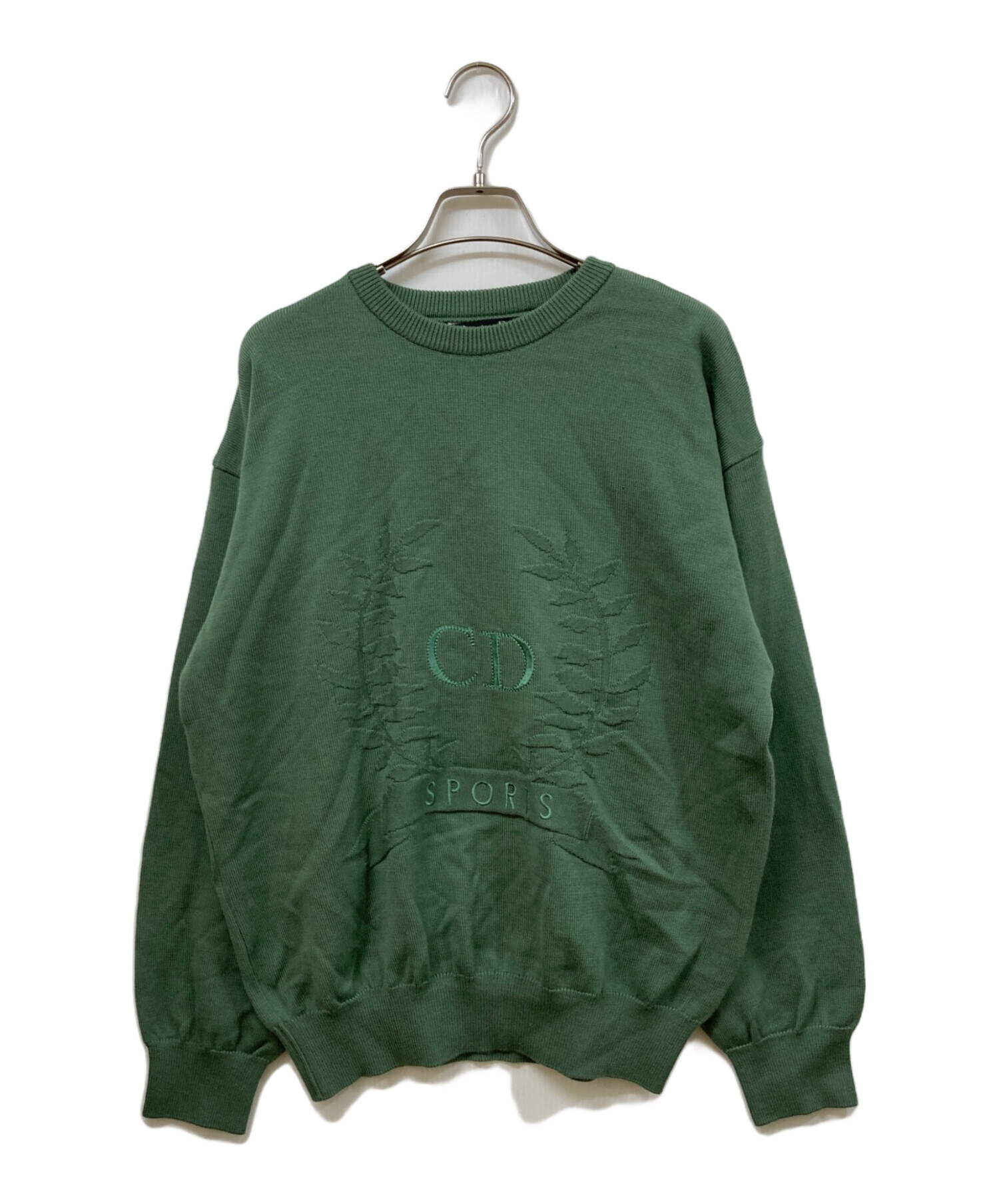Christian Dior SPORTS ヴィンテージセーター グリーン 中古・古着通販】Christian Dior Sports (クリスチャン ディオール