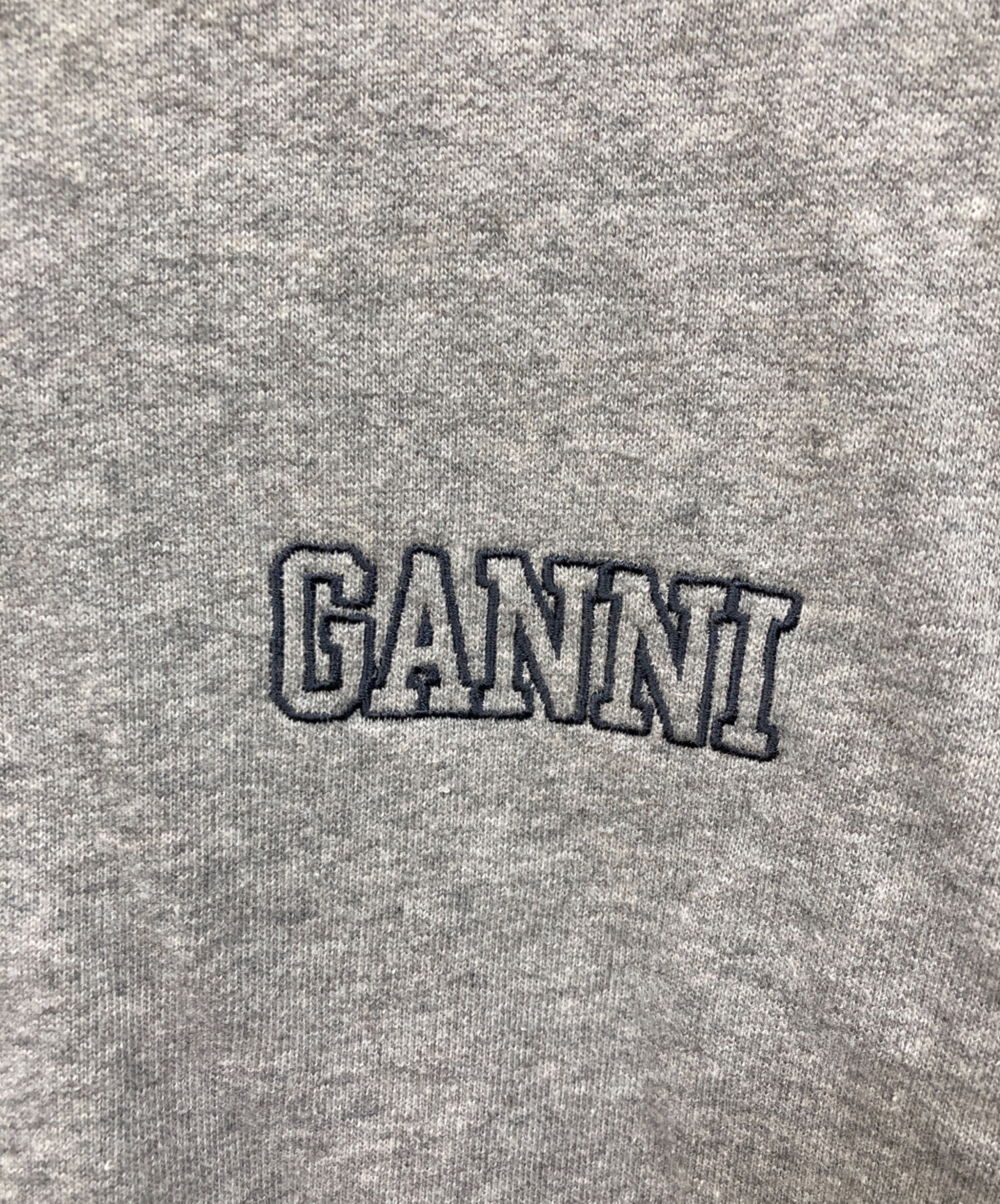 中古・古着通販】GANNI (ガニー) ロゴスウェット グレー サイズ: SIZE