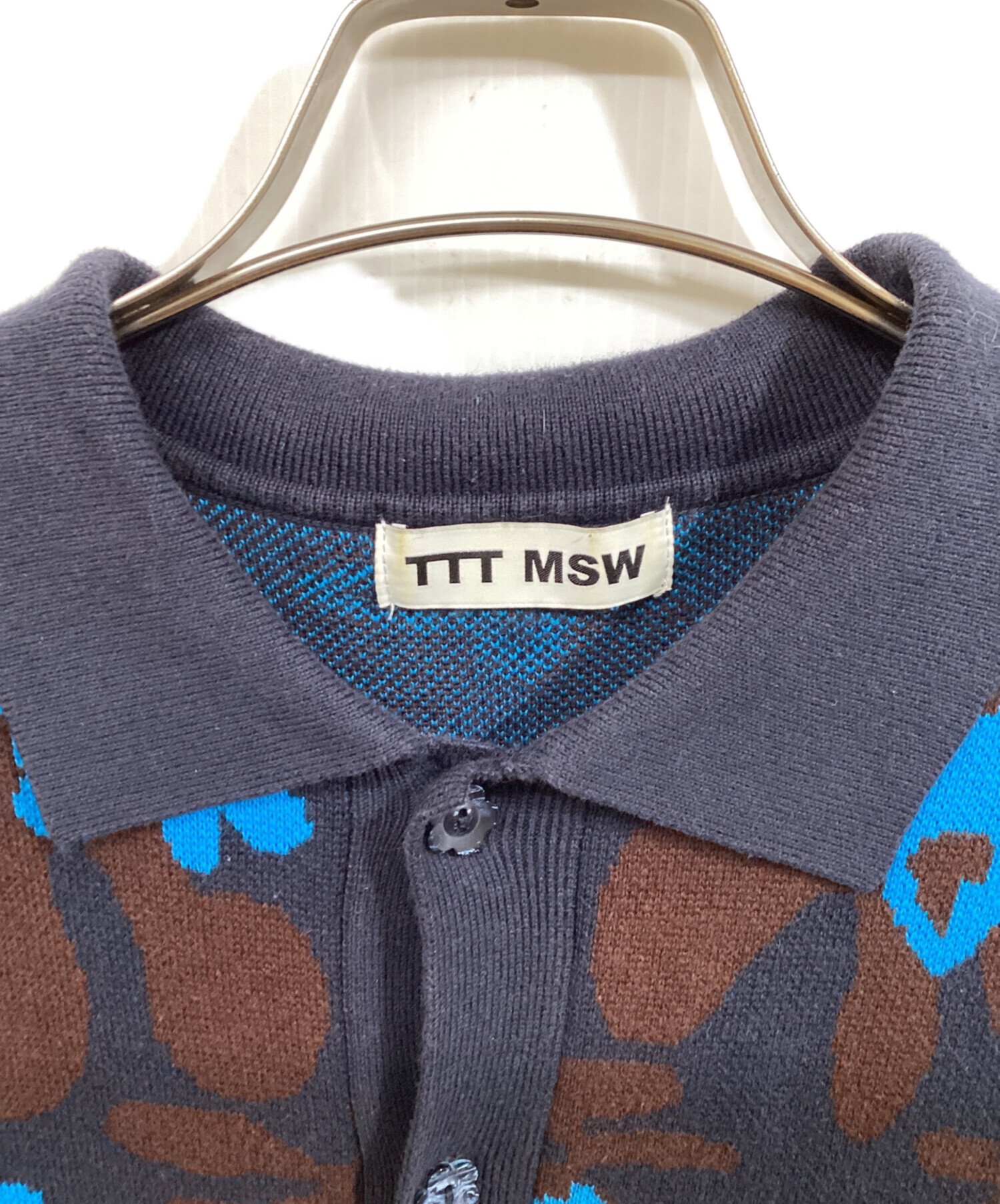 トップス TTT MSW 23ss Flower camo knit polo TTT MSW Flower Camo Knit Polo - トップス新着