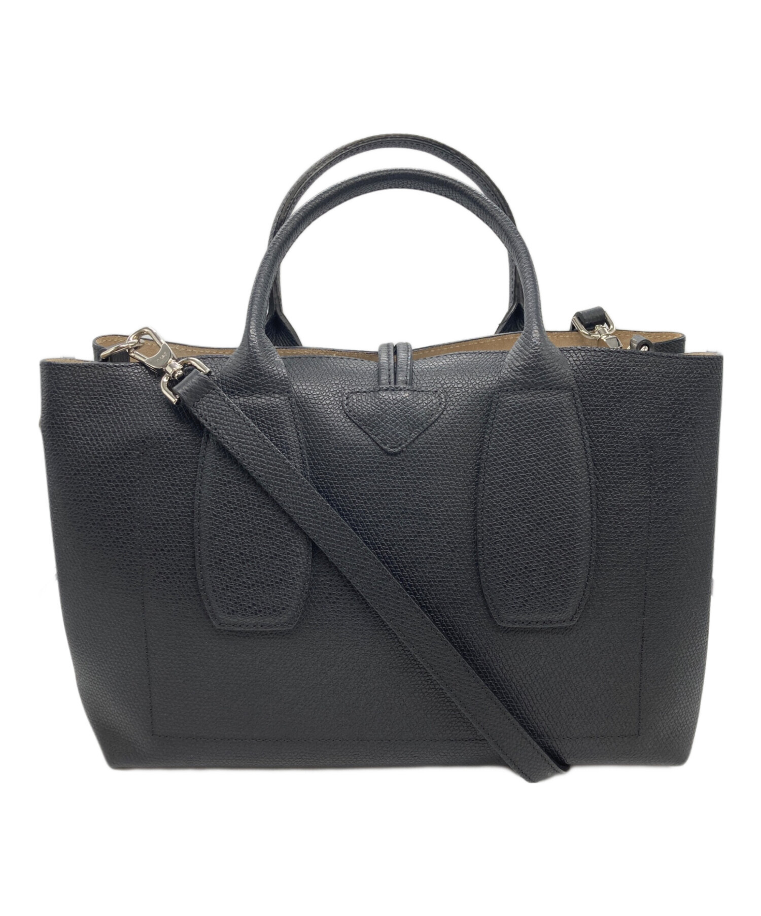 中古・古着通販】LONGCHAMP (ロンシャン) ROSEAU Top handle bag