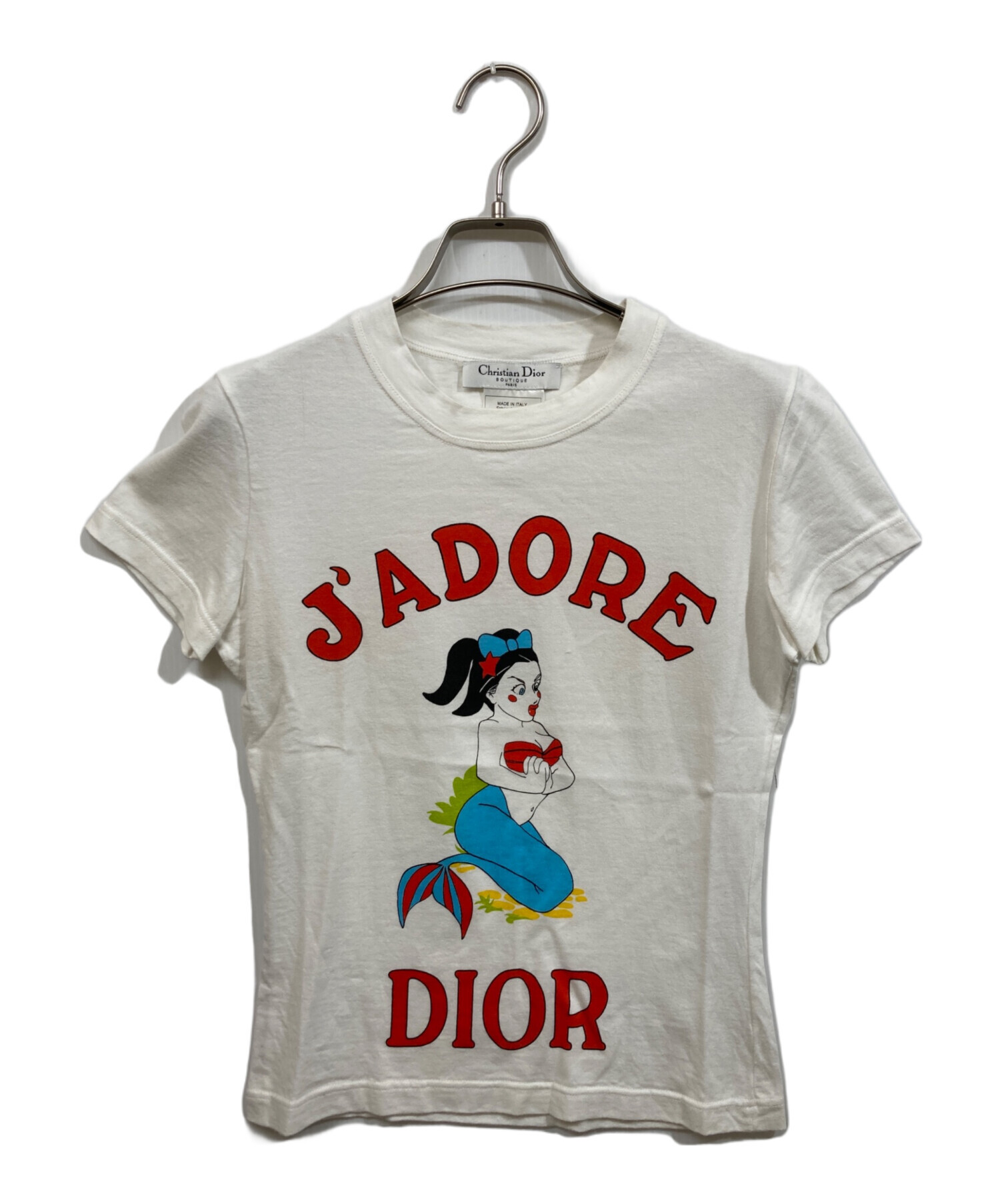 超目玉‼️正規中古良品‼️クリスチャンDior★ロゴ入エレガントTシャツトップス 中古・古着通販】Christian Dior (クリスチャン ディオール) ERL (イー
