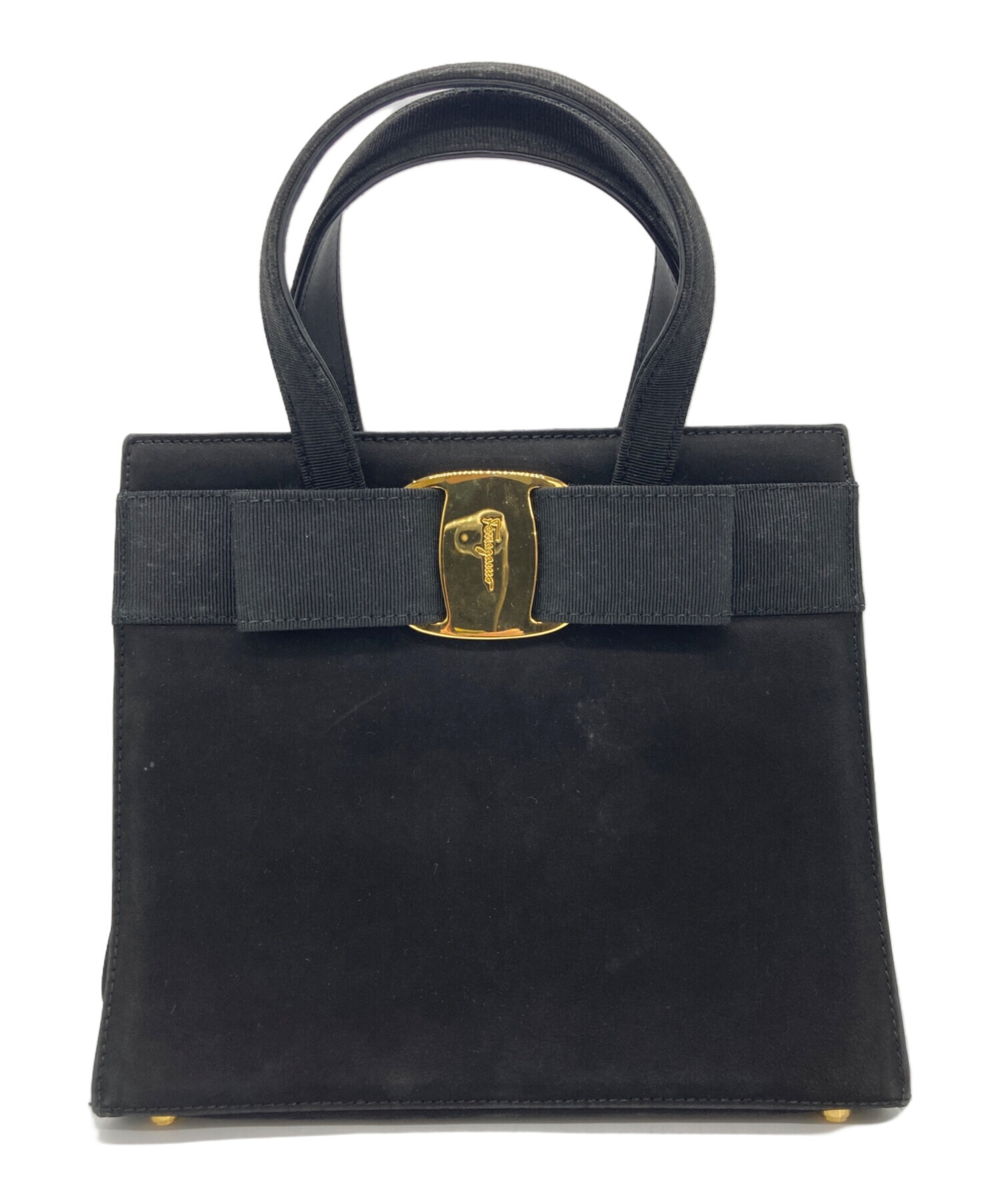 に*お様 【本物】サルヴァトーレフェラガモ y2k ハンドバッグ ヴァラリボン サルヴァトーレフェラガモ(Salvatore Ferragamo)サルヴァトーレ