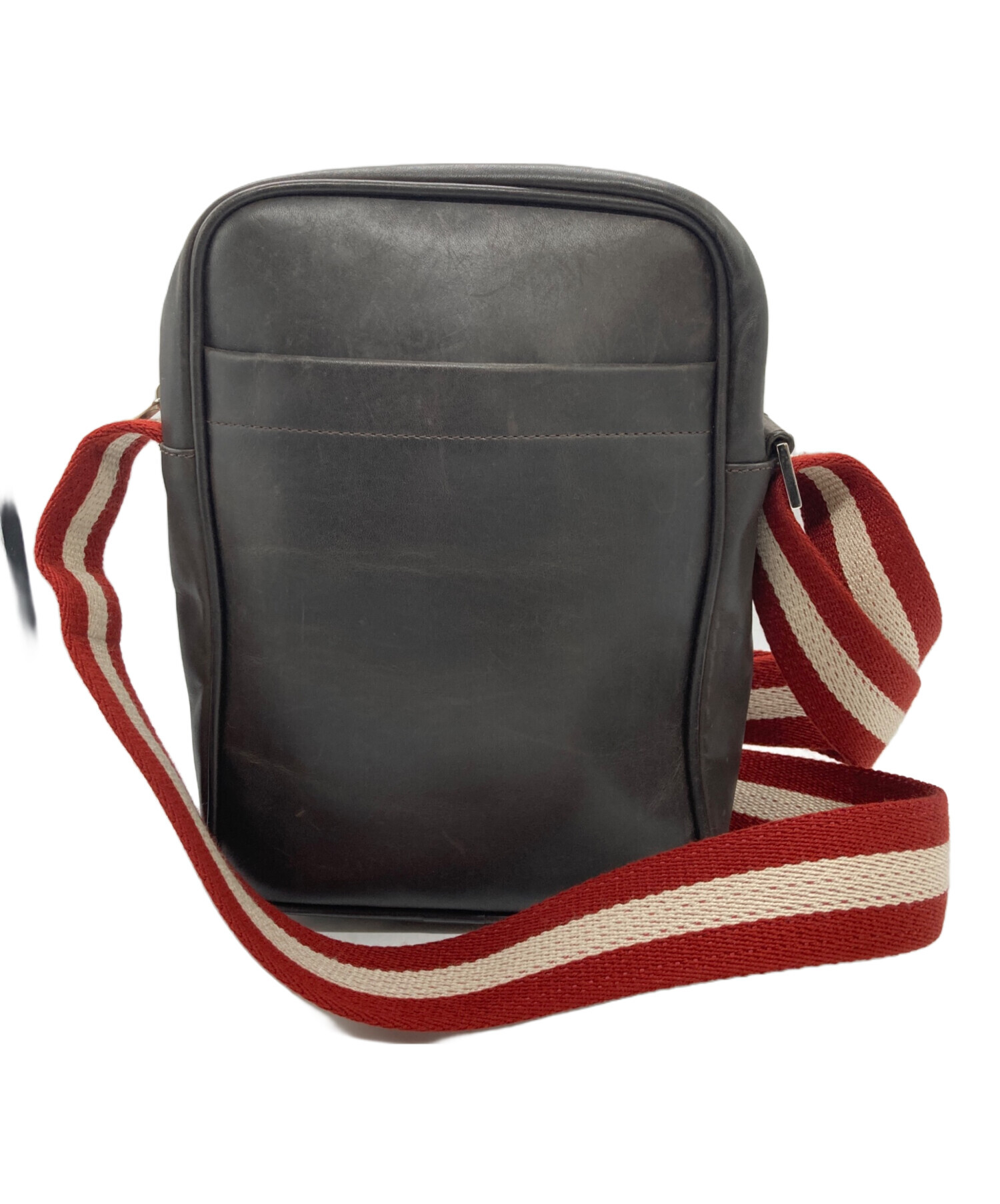 BALLY バリー/BALLY ショルダーバッグ/バッグ/Bランク/82【中古】 中古・古着通販】BALLY (バリー) レザーショルダーバッグ ブラック