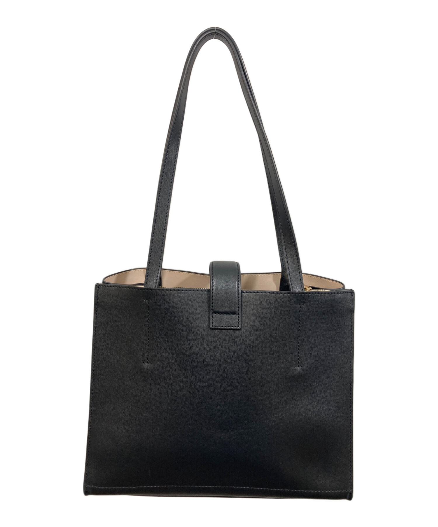 美品 FURLA フルラ SOFIA GRAINY レザー 2way ショルダーバッグ ハンドバッグ ブラック レディース 古着 中古 USED FURLA（フルラ） ソフィア グレイニー 2WAY ショルダーバッグ