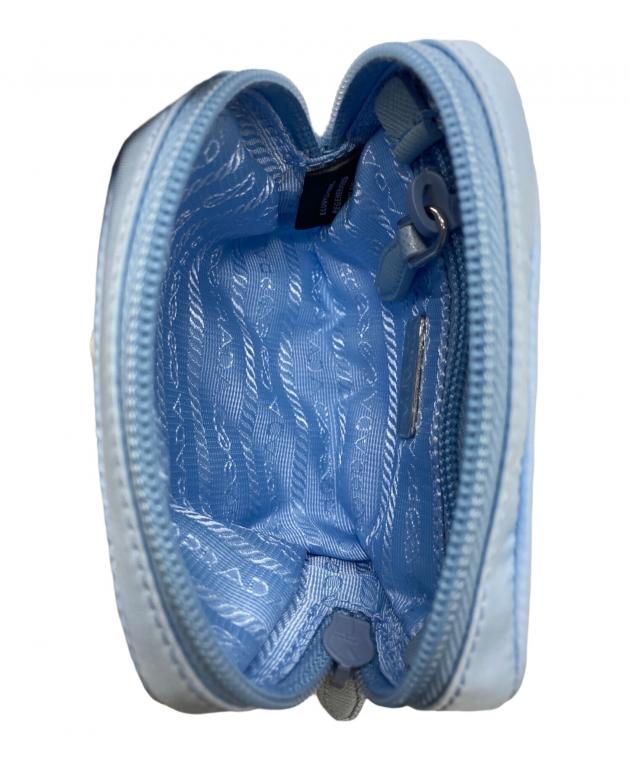 中古・古着通販】PRADA (プラダ) RE-NYLON ミニポーチ ブルー