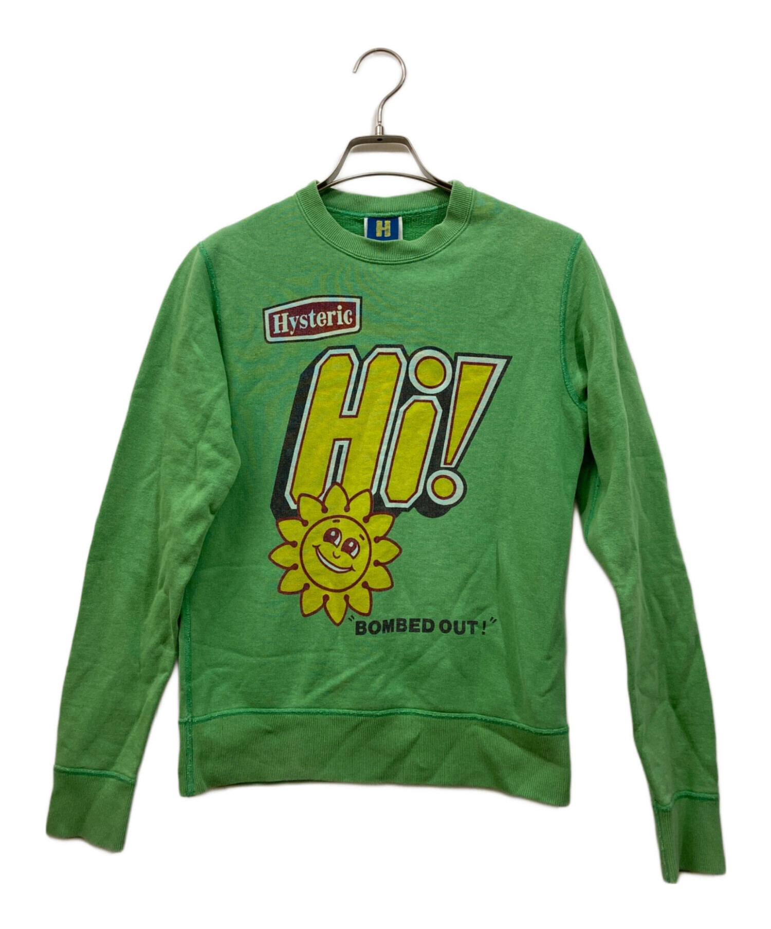 80s ヒステリックグラマー スウェット モックネック ライトグリーン 中古・古着通販】Hysteric Glamour (ヒステリックグラマー) スウェット