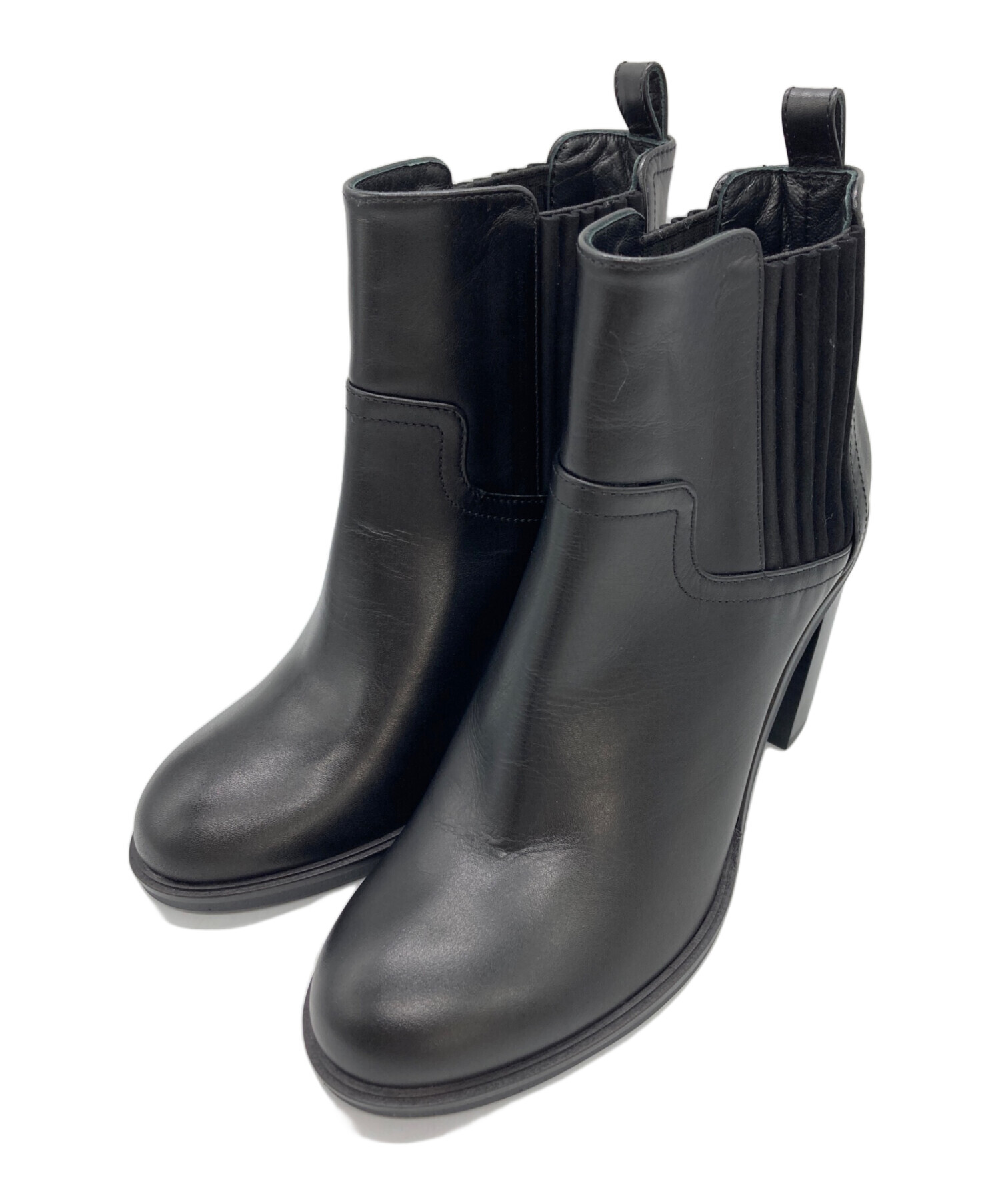 中古・古着通販】CARVEN (カルヴェン) ショートブーツ ブラック サイズ