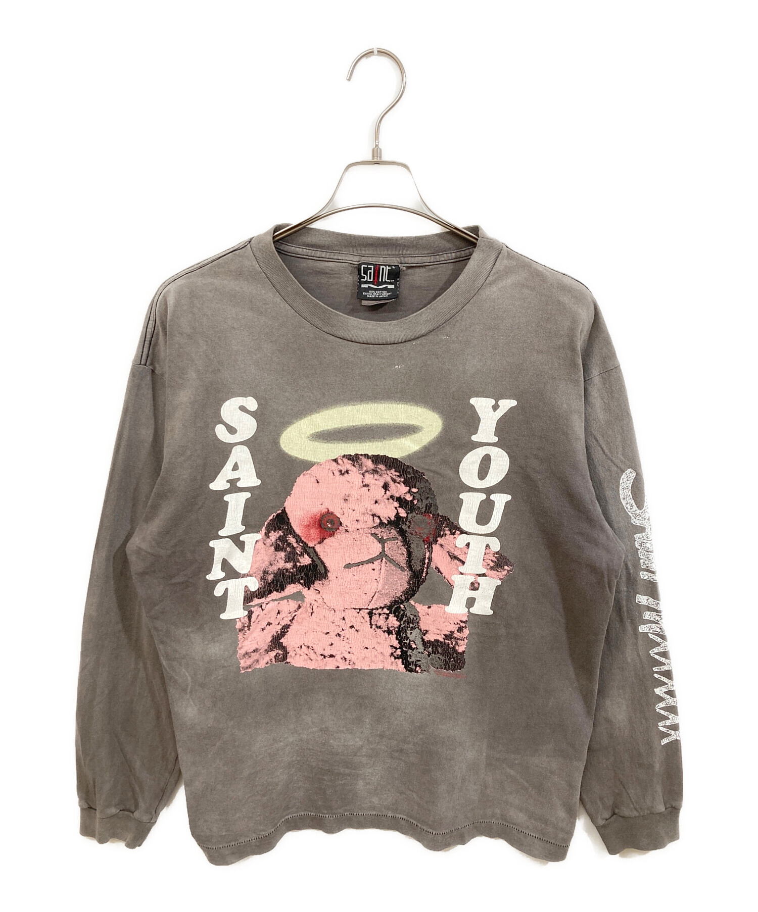 タグあり 美中古 セントマイケル ロングスリーブ　ロンT 中古・古着通販】SAINT MICHAEL (セントマイケル) PINK SHEEP ロング