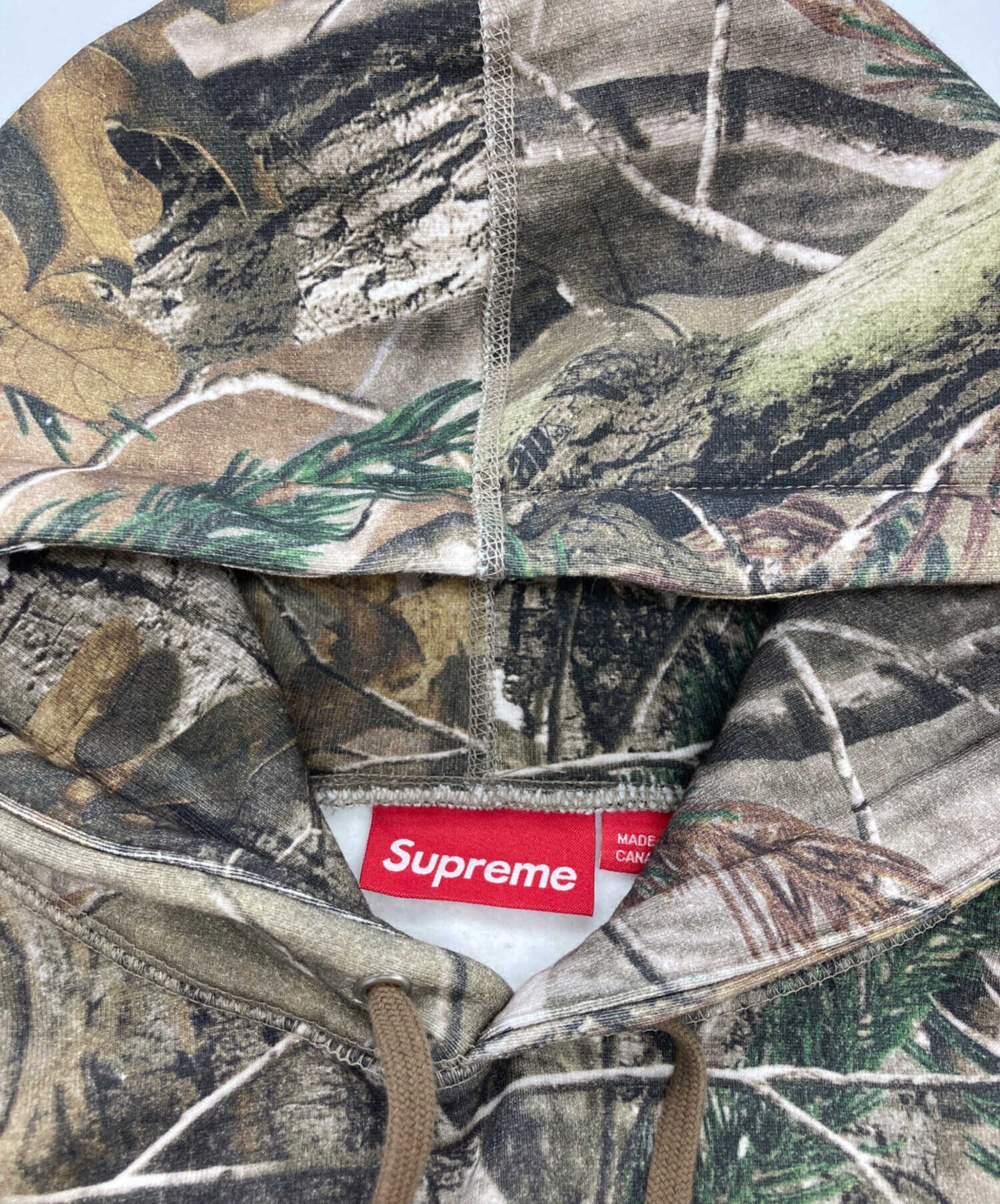 中古・古着通販】SUPREME (シュプリーム) BOX LOGO HOODED REALTREE 中古・古着通販】SUPREME (シュプリーム) BOX LOGO HOODED REALTREE