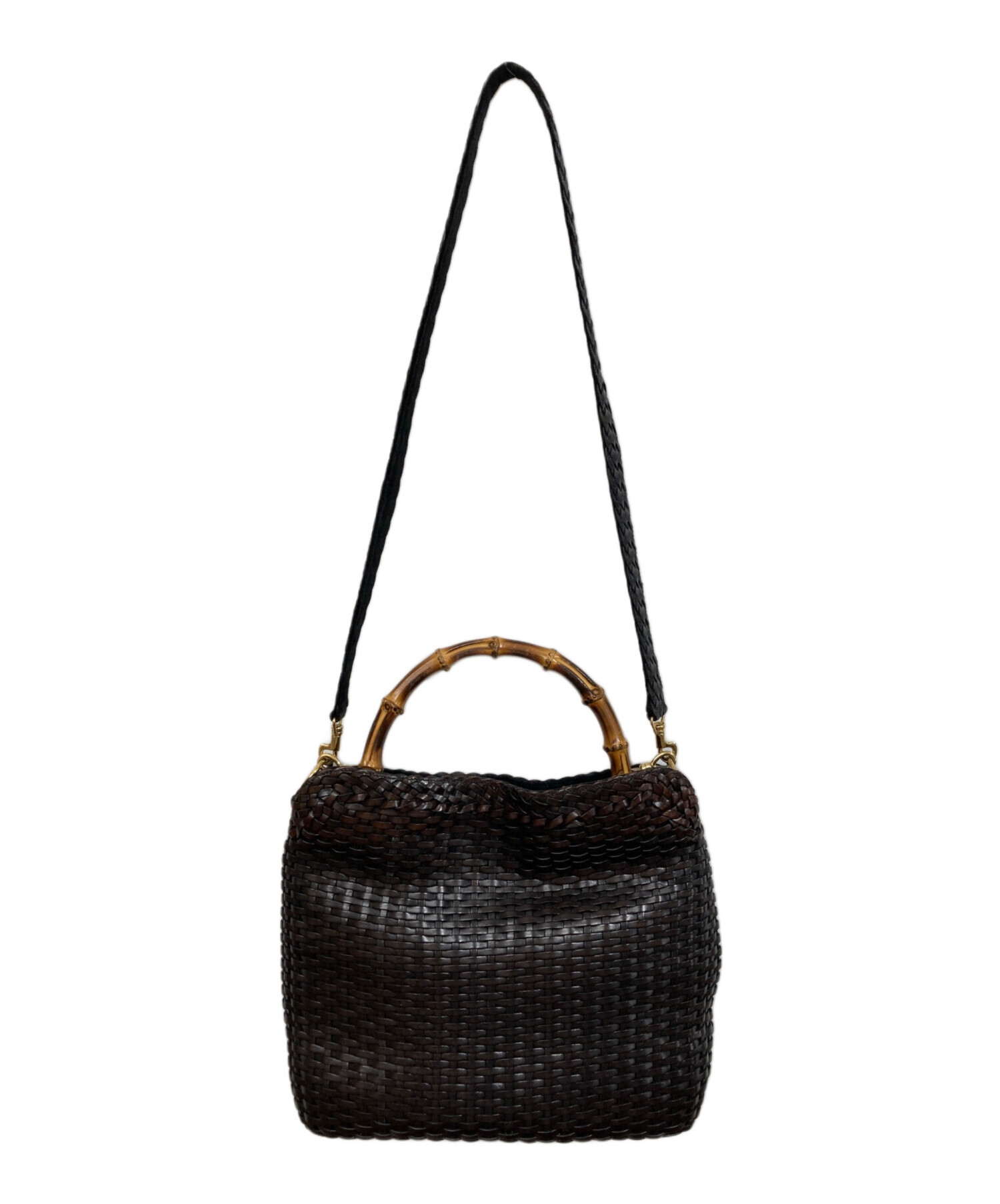 中古・古着通販】GUCCI (グッチ) バンブー2WAYショルダーバッグ