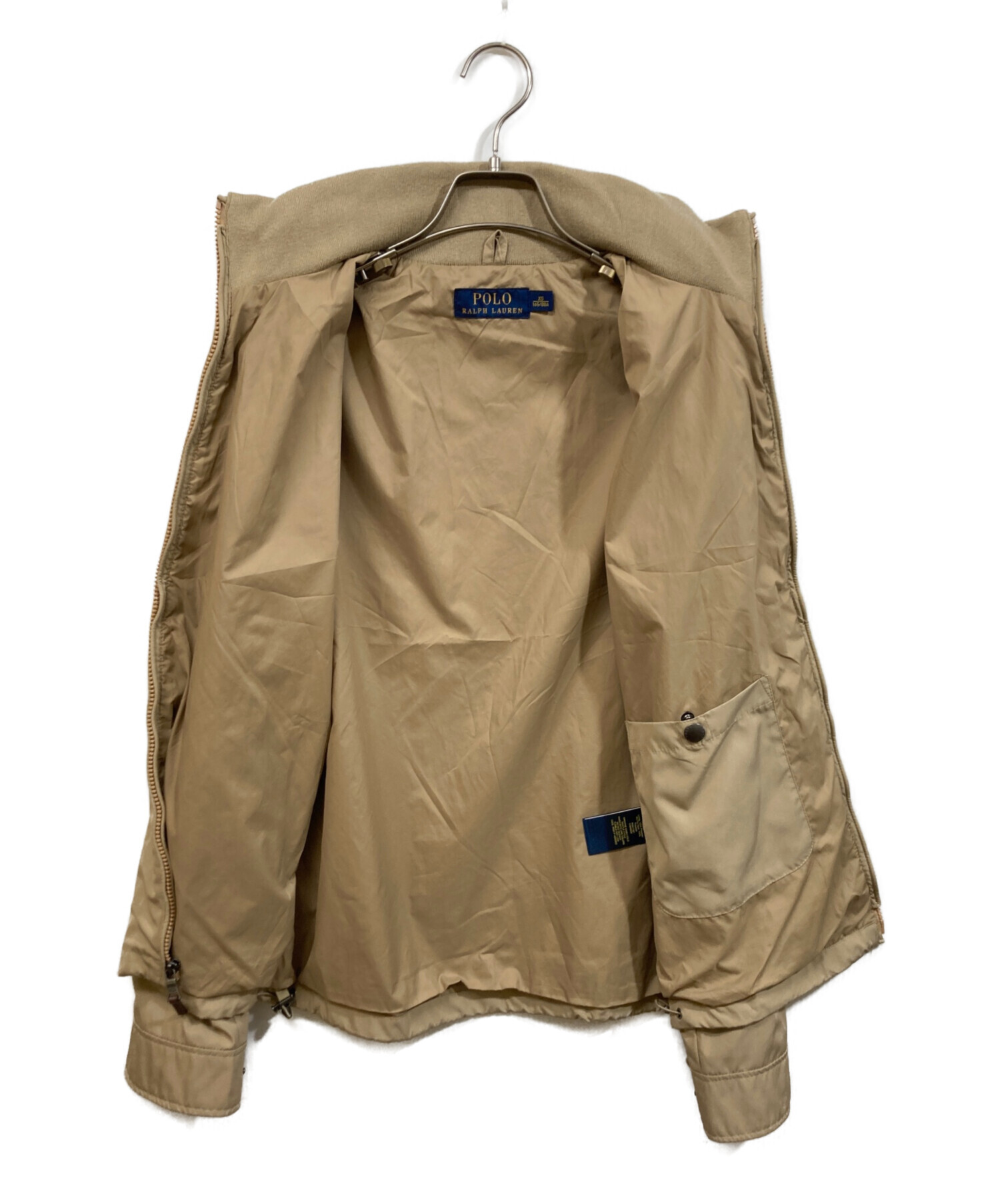 Polo Ralph Lauren ジャケット　ブルゾン　ベージュ　フード付 中古・古着通販】POLO RALPH LAUREN (ポロ・ラルフローレン) ブルゾン