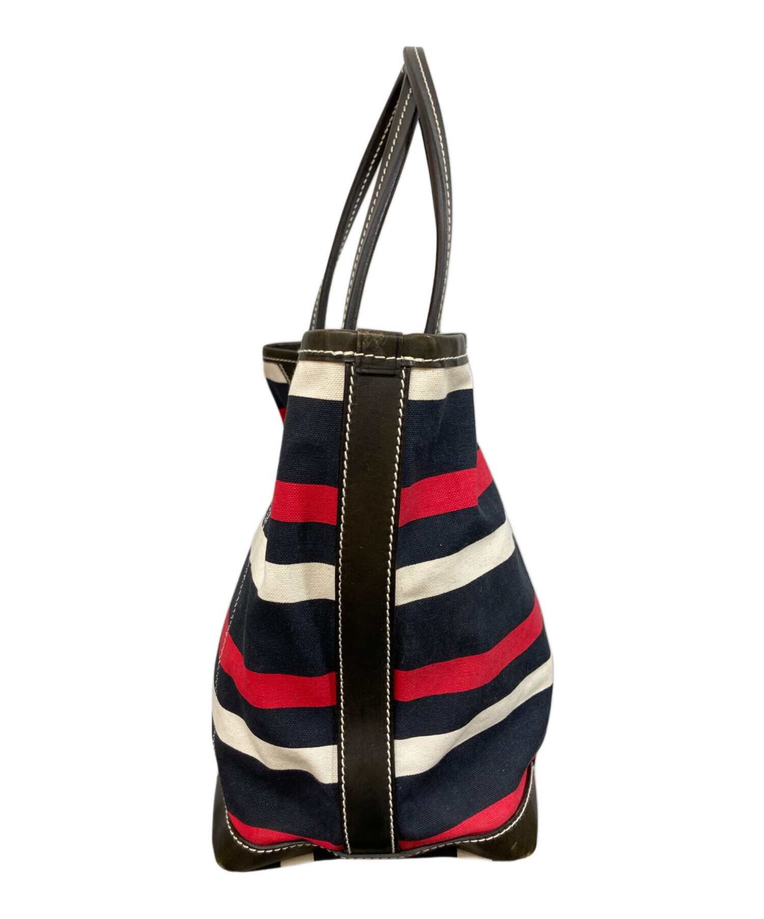 Daniel&Bob ダニエル&ボブ パネルイントートバッグ中古レッド　アルチェ 中古・古着通販】Daniel&Bob (ダニエル＆ボブ) キャンバストートバッグ