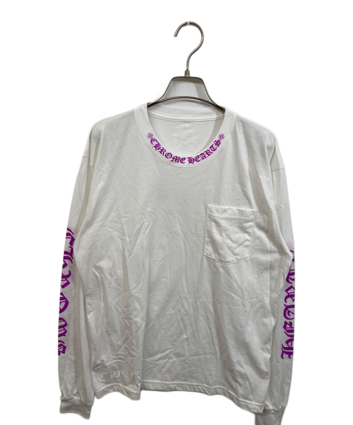 CHROME HEARTS クロムハーツ Tシャツ・カットソー S 白 【古着】【中古】 中古・古着通販】CHROME HEARTS (クロムハーツ) COMME des GARCONS