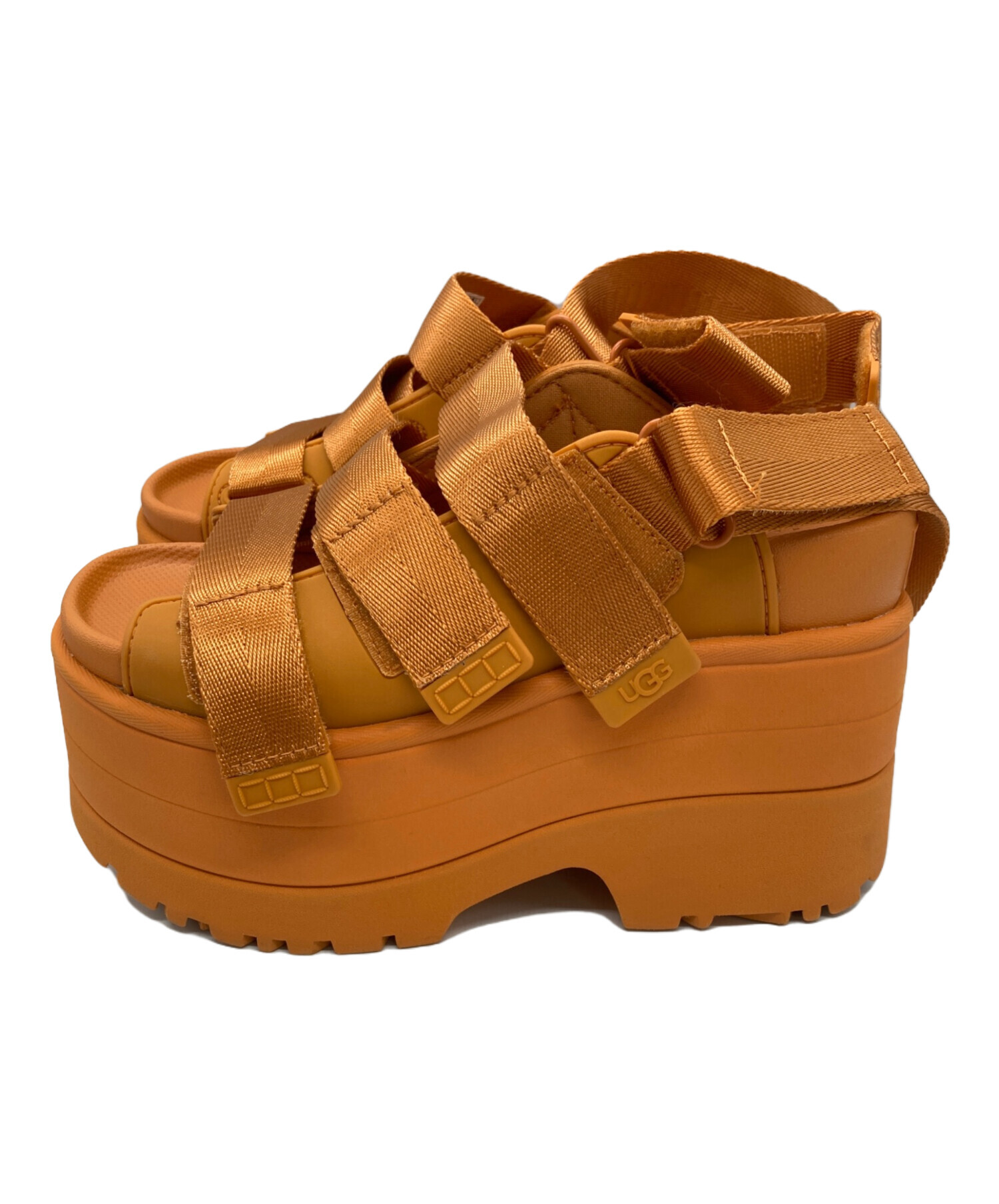 UGG オレンジ ミュール 中ヒール 中古・古着通販】UGG (アグ) GoldenRise オレンジ サイズ: SIZE 23cm