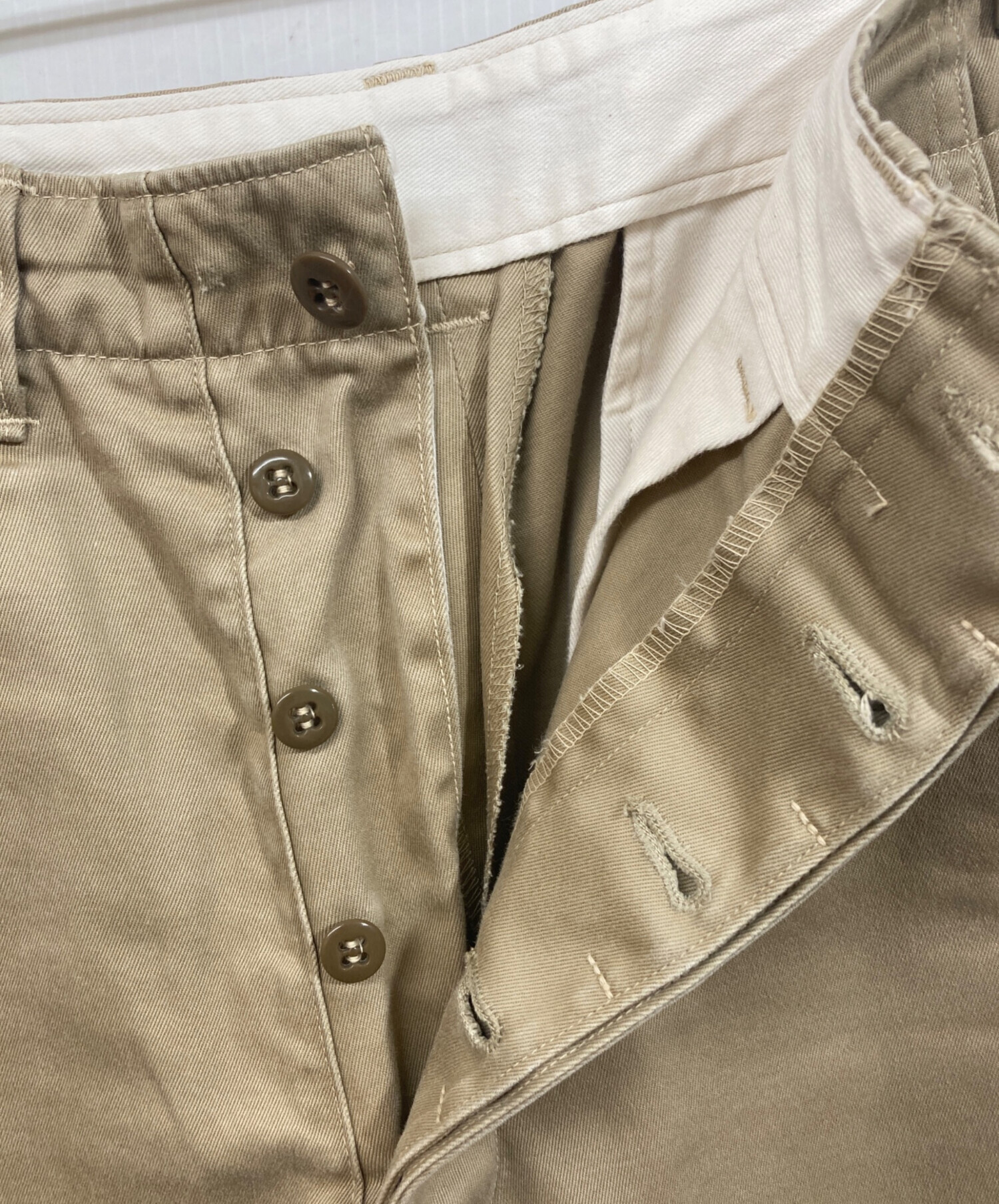 orslow チノパンツ　ベージュ　サイズ3 中古・古着通販】orSlow (オアスロウ) チノパン ベージュ サイズ: SIZE