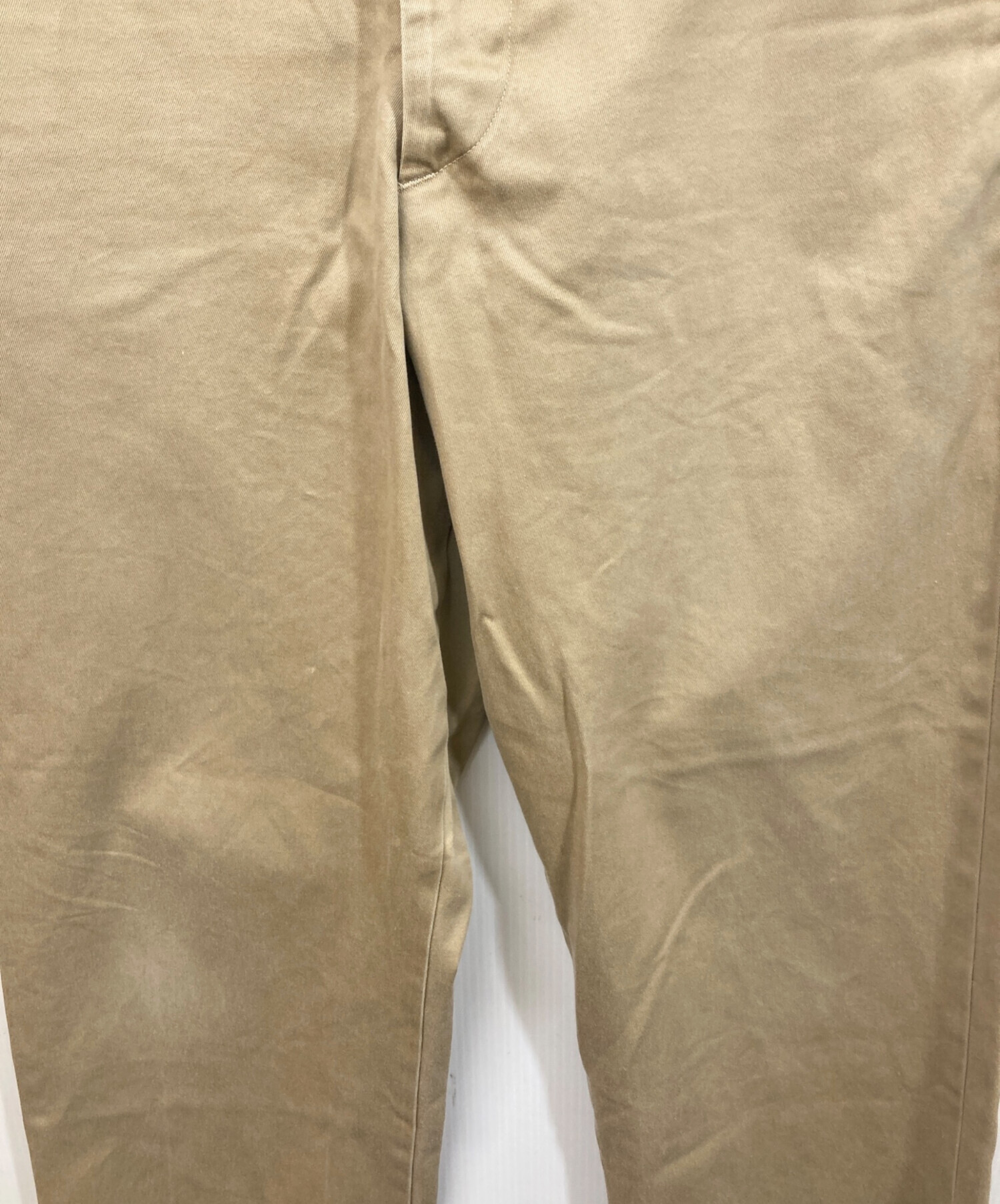 中古・古着通販】orSlow (オアスロウ) チノパン ベージュ サイズ: SIZE
