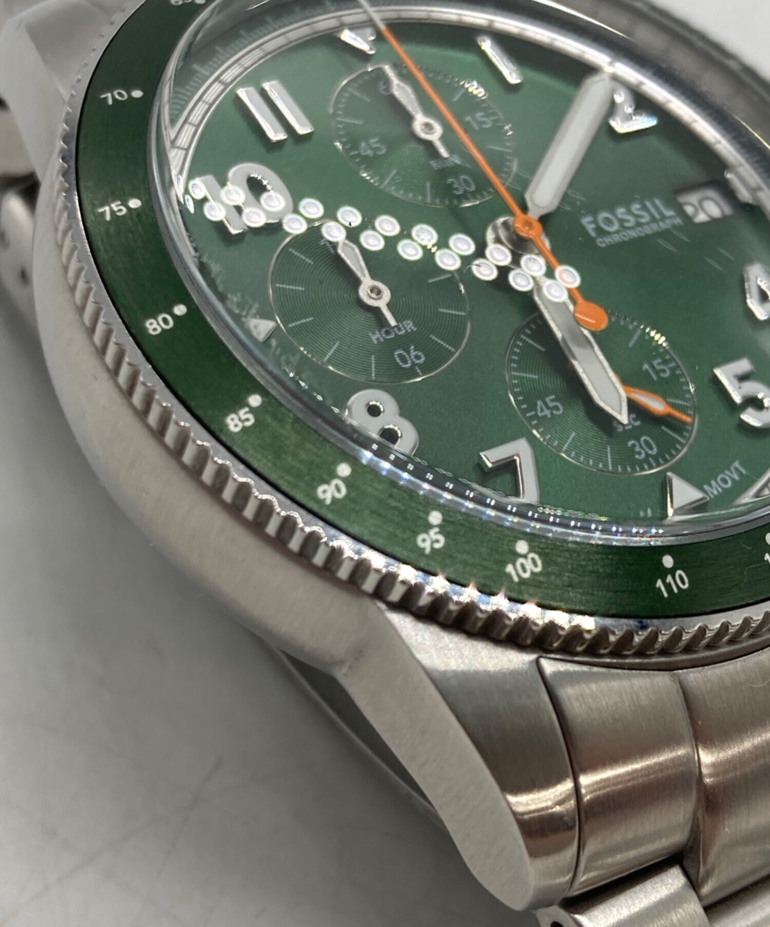 中古・古着通販】FOSSIL (フォッシル) クロノグラフ ステンレス 