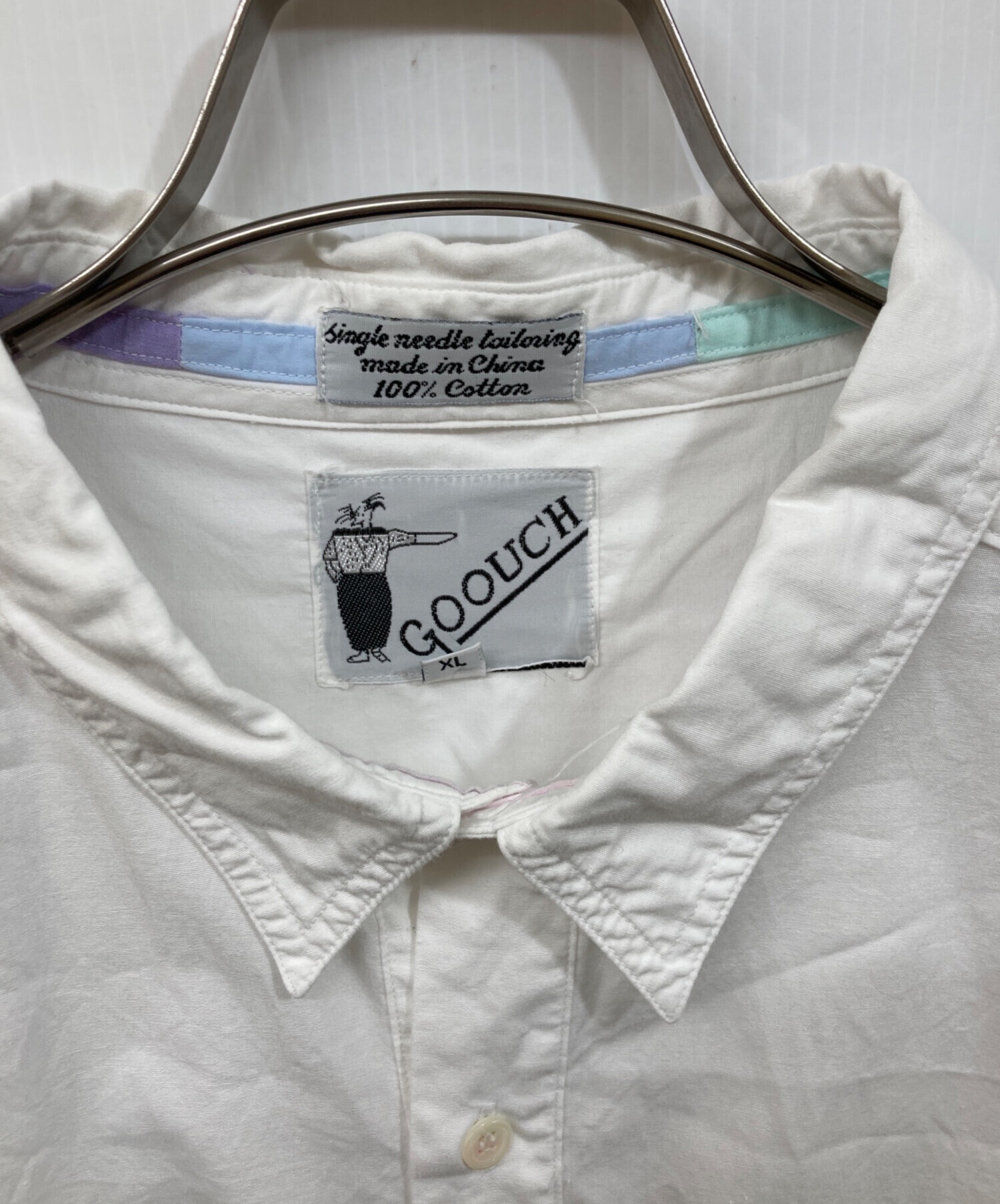 中古・古着通販】GOOUCH (グーチ) シャツ ホワイト サイズ: SIZE XL