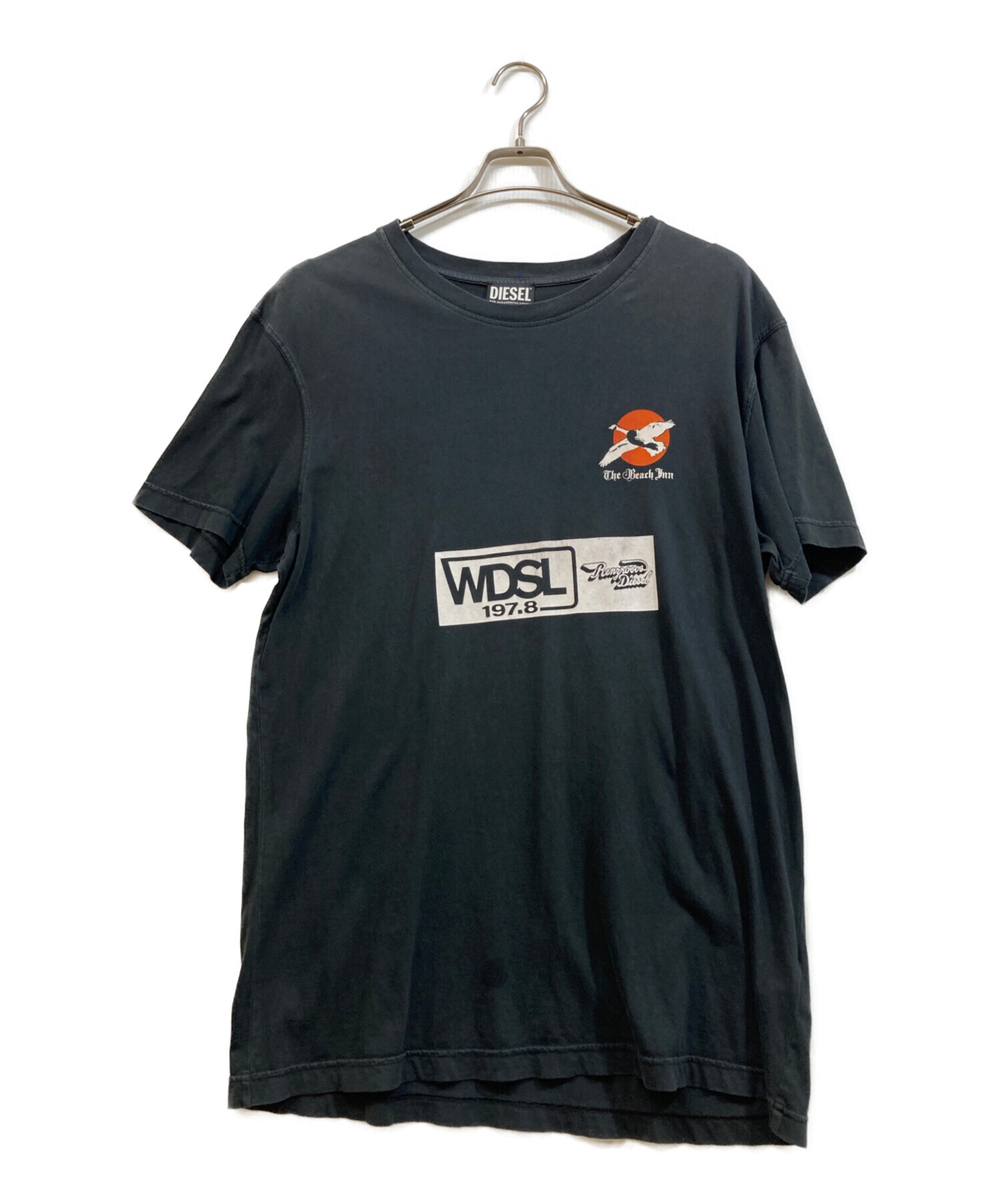 中古・古着通販】DIESEL (ディーゼル) プリントTシャツ ブラック 