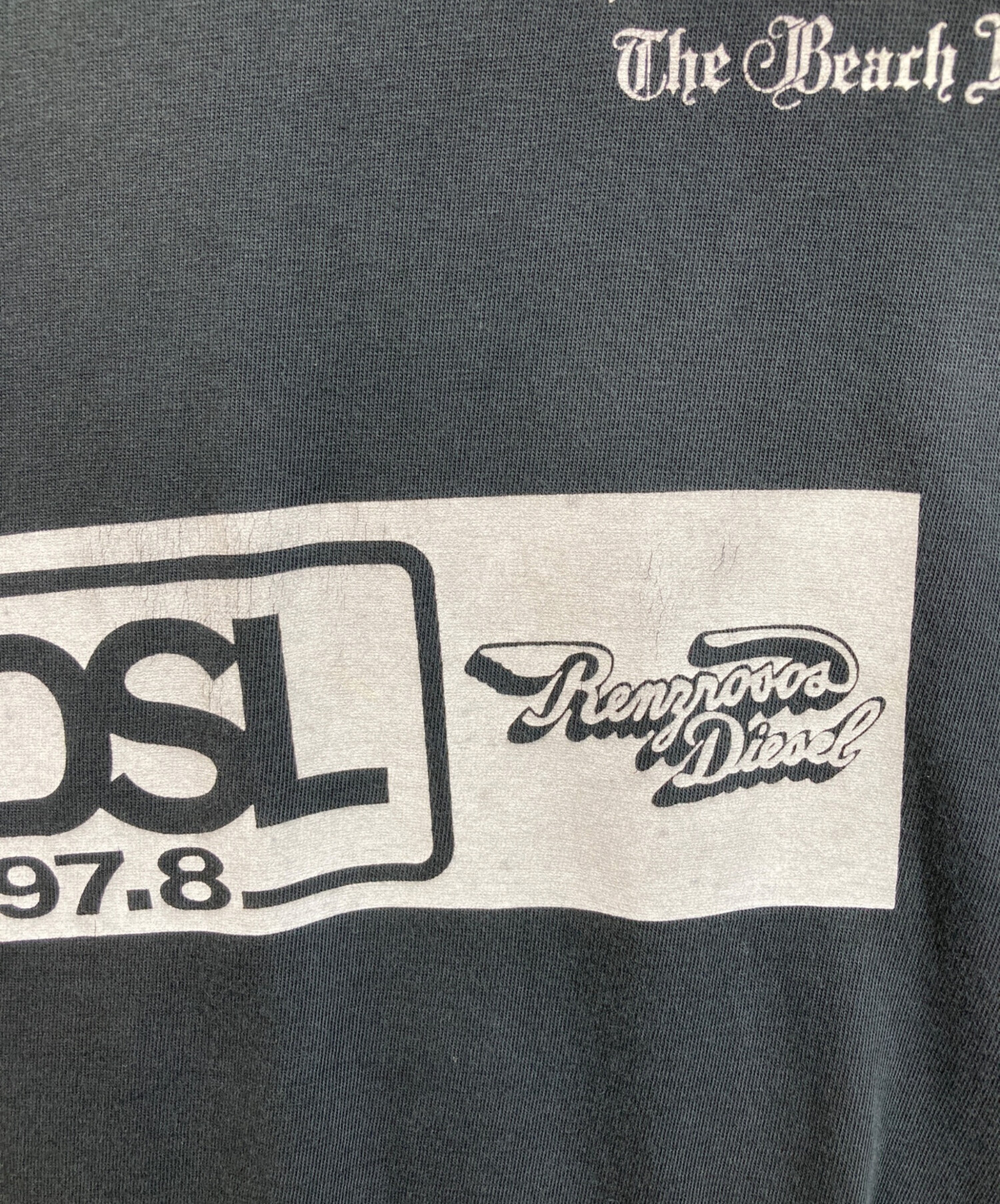 中古・古着通販】DIESEL (ディーゼル) プリントTシャツ ブラック