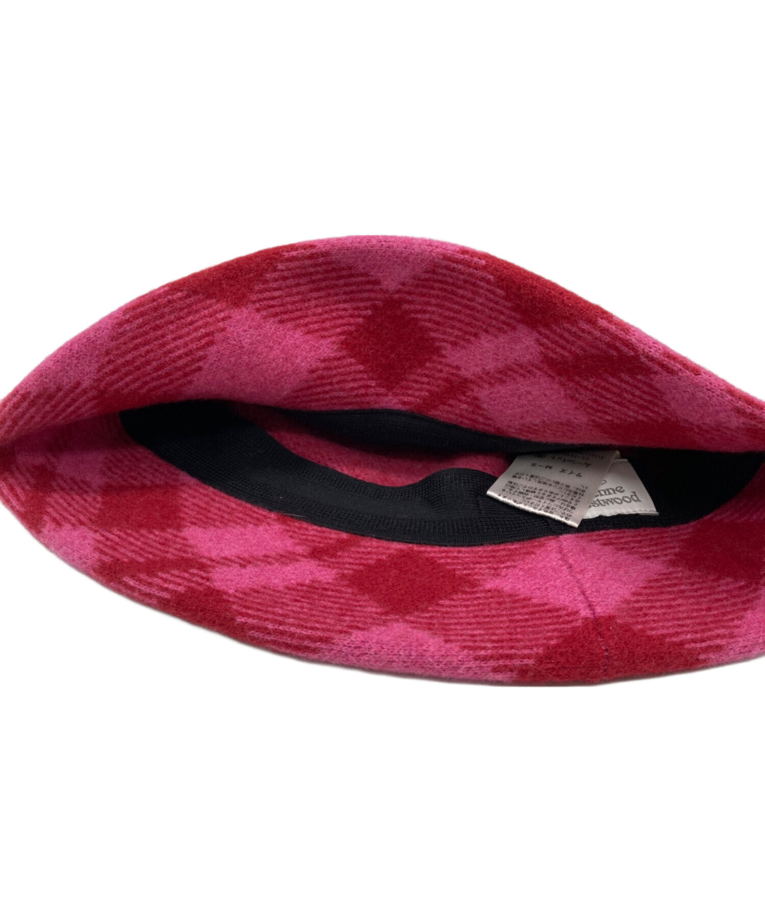 Vivienne Westwood バケットハット22AW ピンク・赤 チェック 中古・古着通販】Vivienne Westwood (ヴィヴィアンウエストウッド