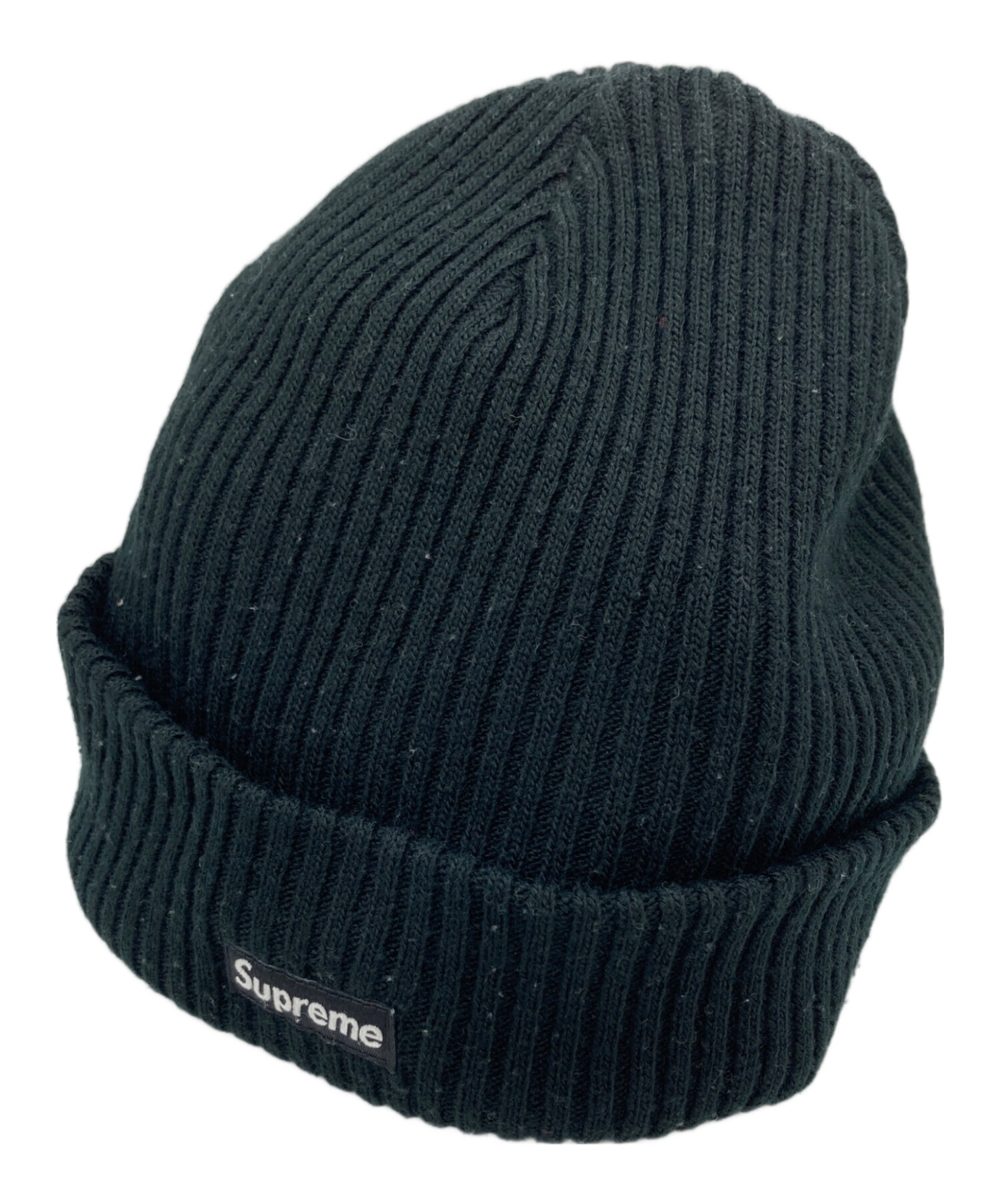 新品シュプリーム Supreme Ribbed Beanie ブラック 中古・古着通販】SUPREME (シュプリーム) Ribbed Small Box Logo