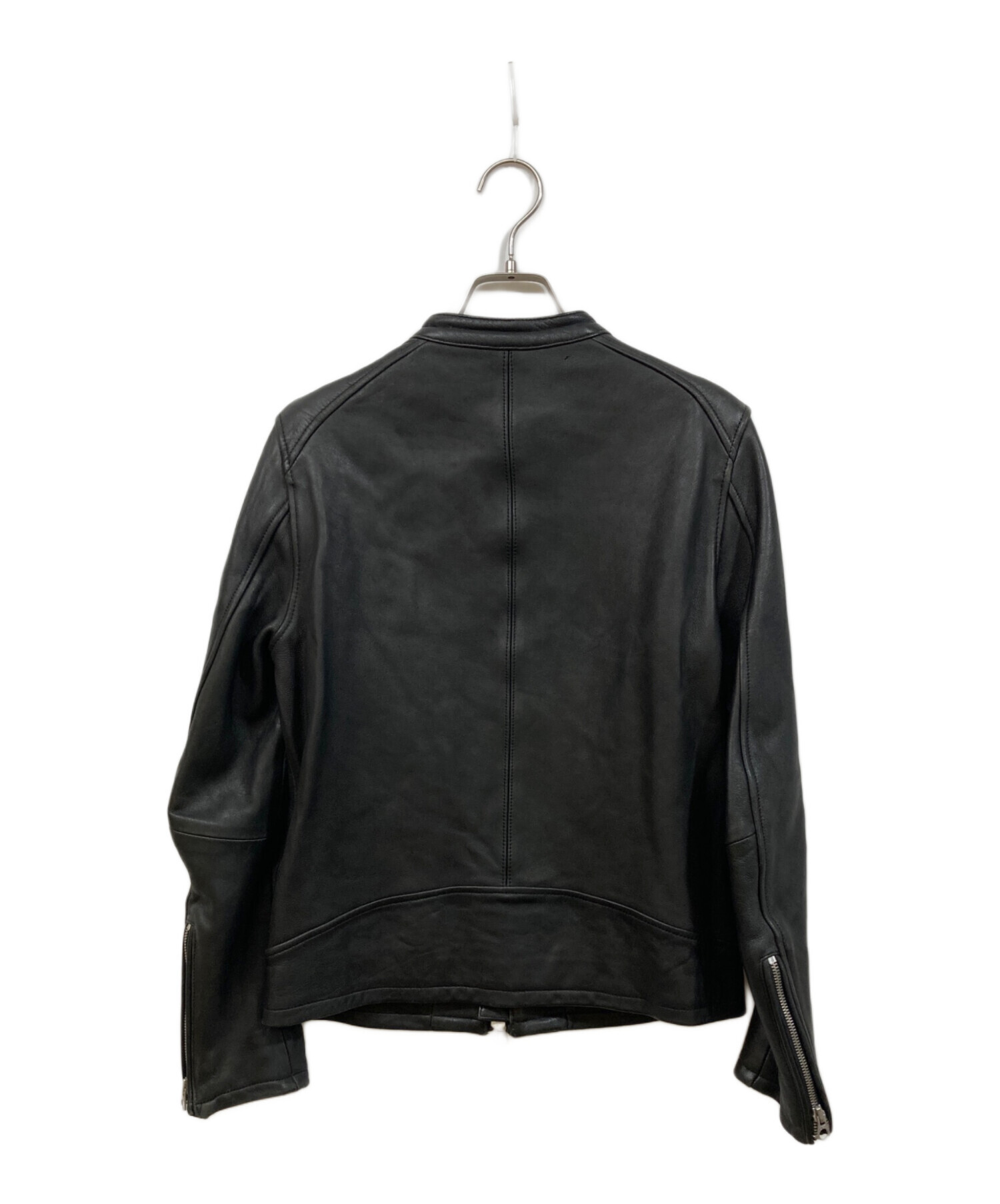 中古・古着通販】HARE (ハレ) シングルライダースジャケット ブラック