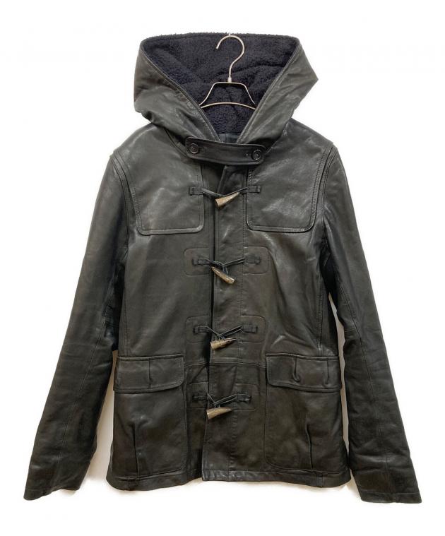 中古・古着通販】glamb (グラム) レザーコート ブラック サイズ:SIZE 1