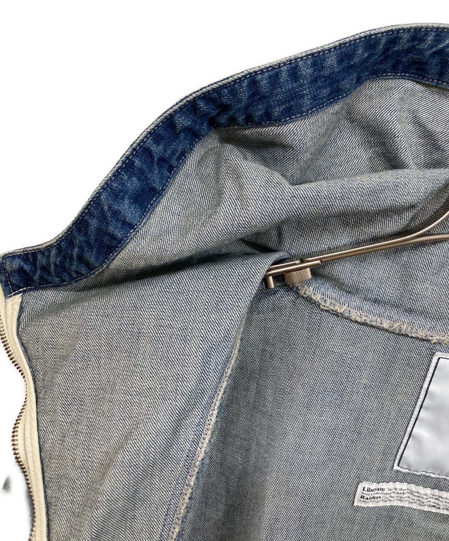 中古・古着通販】Liberaiders (リベレイダース) DENIM ZIP HOODIE
