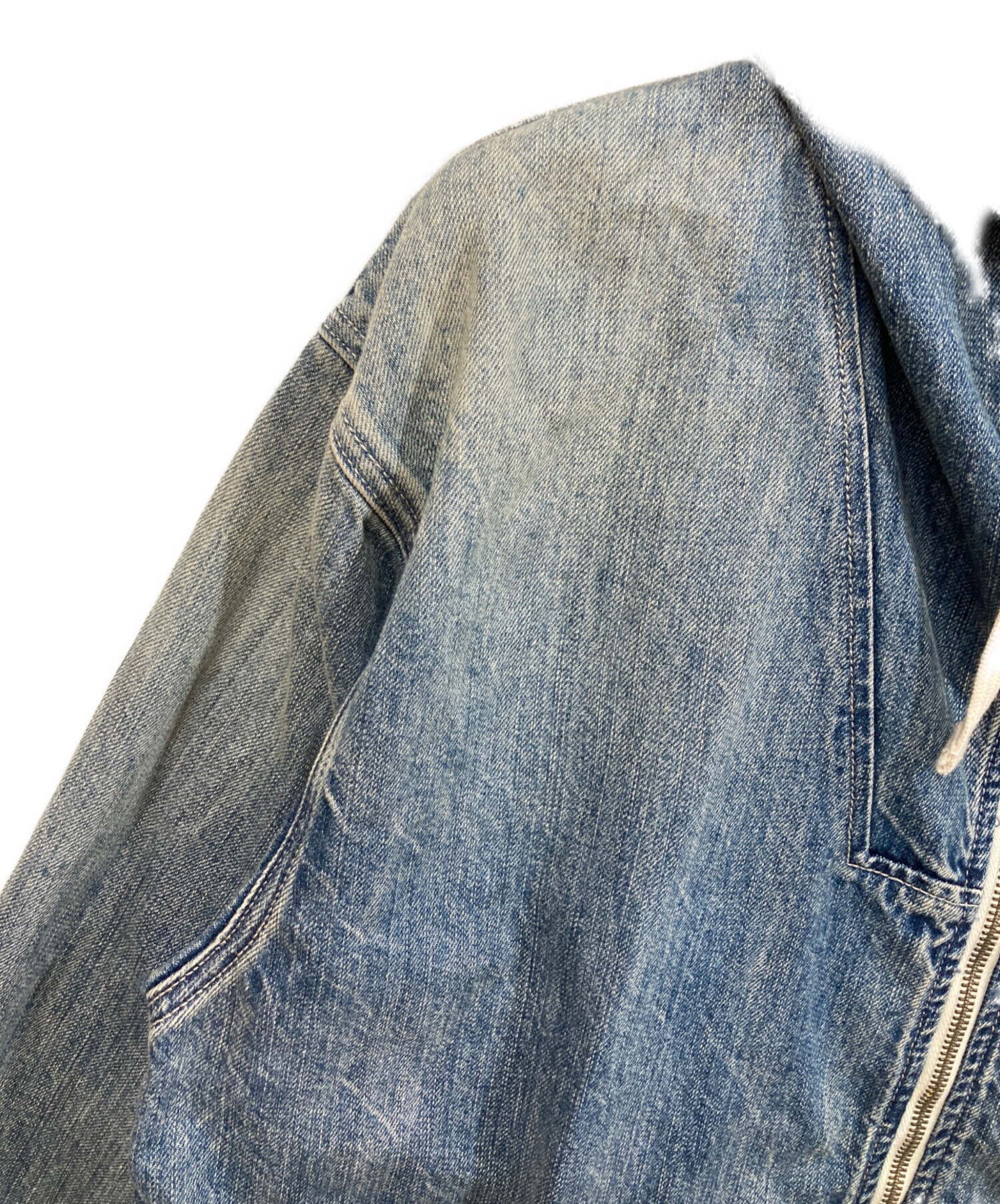 中古・古着通販】Liberaiders (リベレイダース) DENIM ZIP HOODIE
