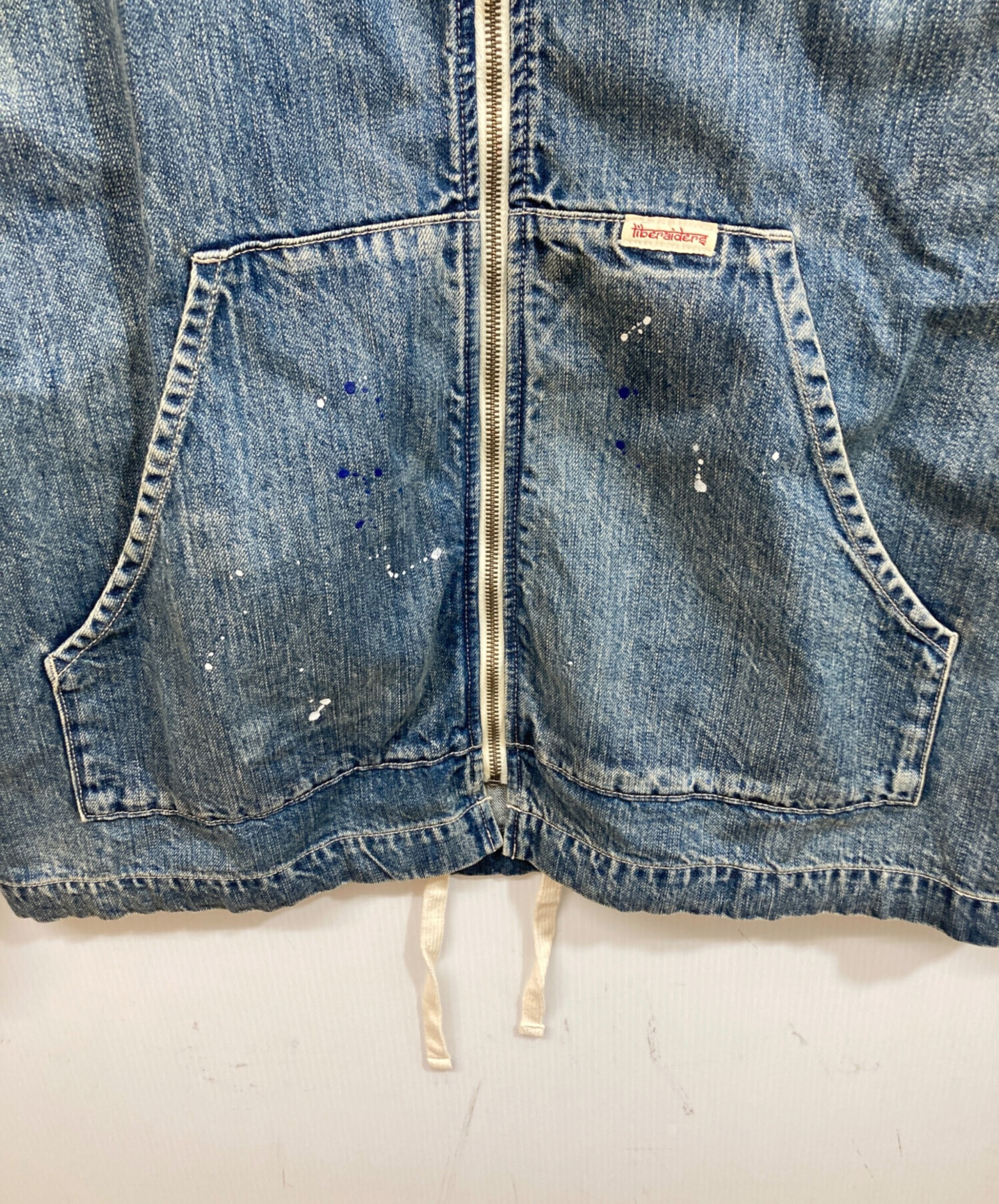 中古・古着通販】Liberaiders (リベレイダース) DENIM ZIP HOODIE