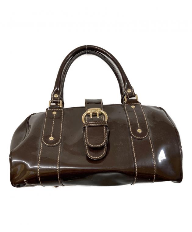 ボストンバッグ GG柄 グッチ 【正規品】GUCCI 茶 金具 ロゴ GG ヴィンテージ オールドグッチ 美品 極 GUCCI（グッチ） パドロック付 ブラウン バッグ