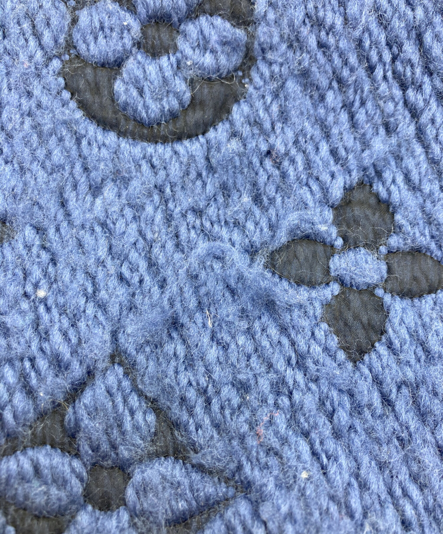 【さくらさま専用】ルイヴィトン　マフラー　ネイビー 中古・古着通販】LOUIS VUITTON (ルイ ヴィトン) モノグラムマフラー