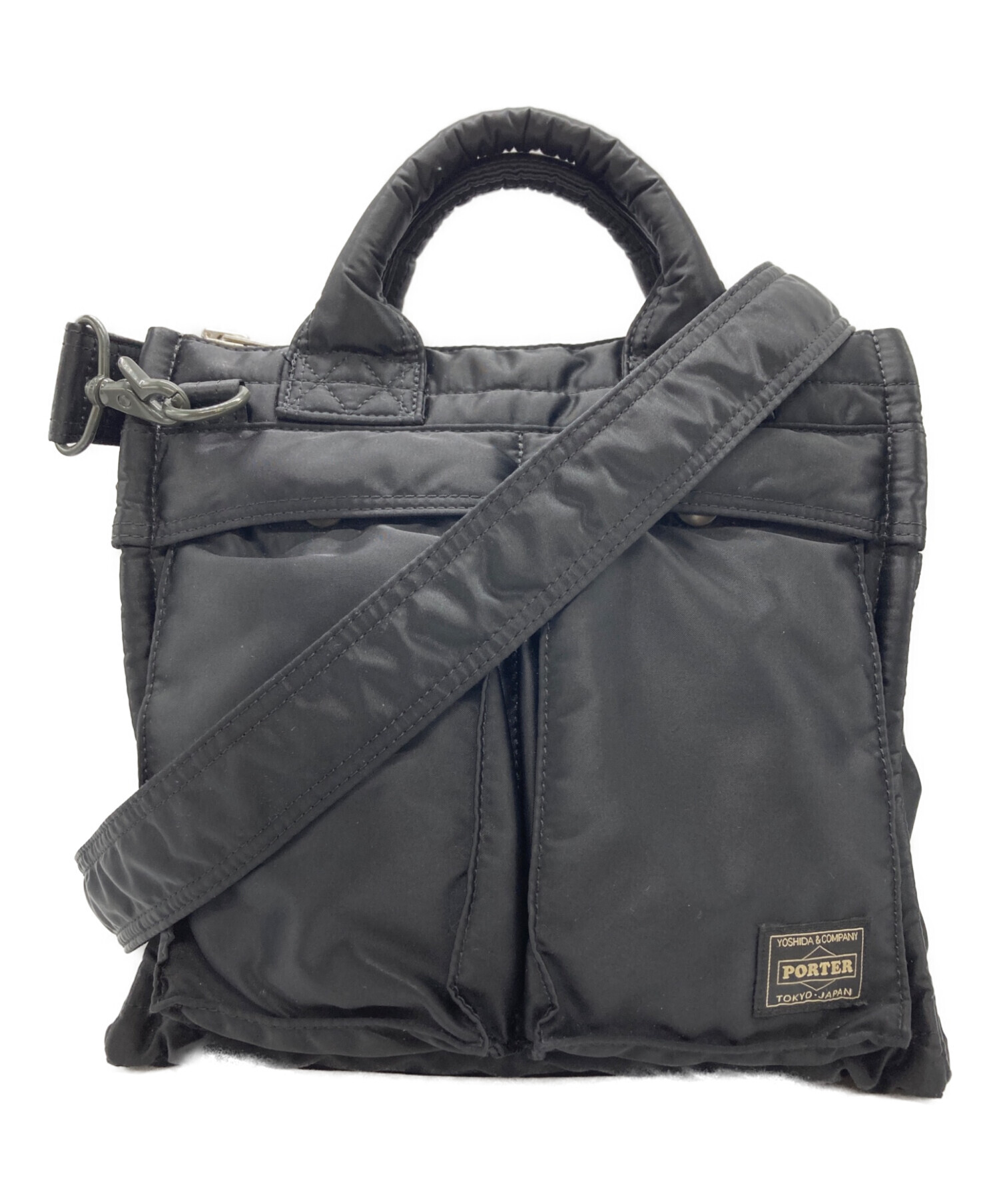 中古・古着通販】PORTER (ポーター) SQUARE TOTE BAG/スクエアトート 