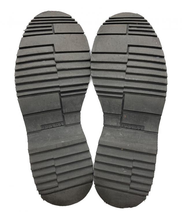 中古・古着通販】PRADA (プラダ) ダービーシューズ ブラック サイズ