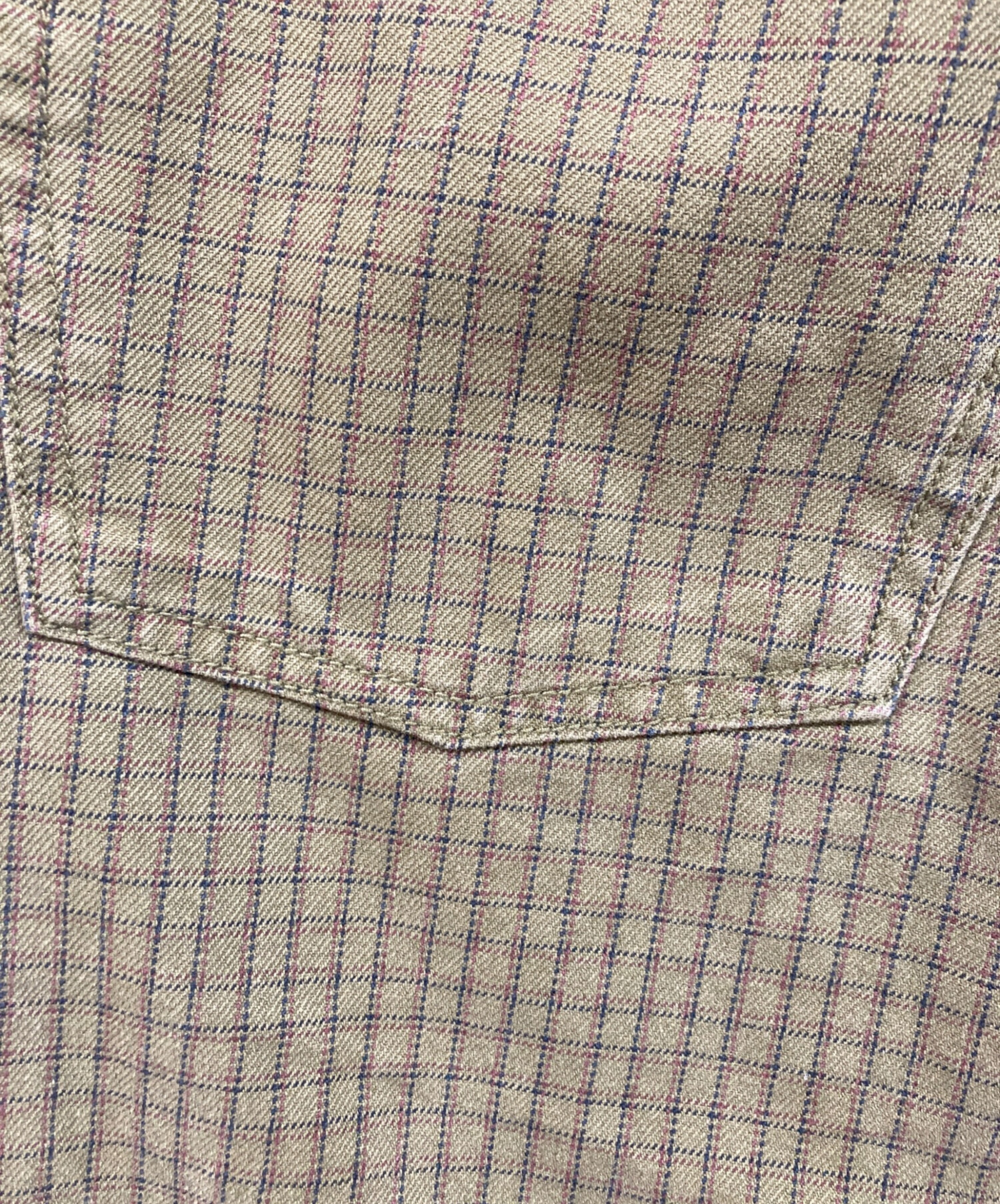 中古・古着通販】stussy (ステューシー) チェックパンツ グリーン