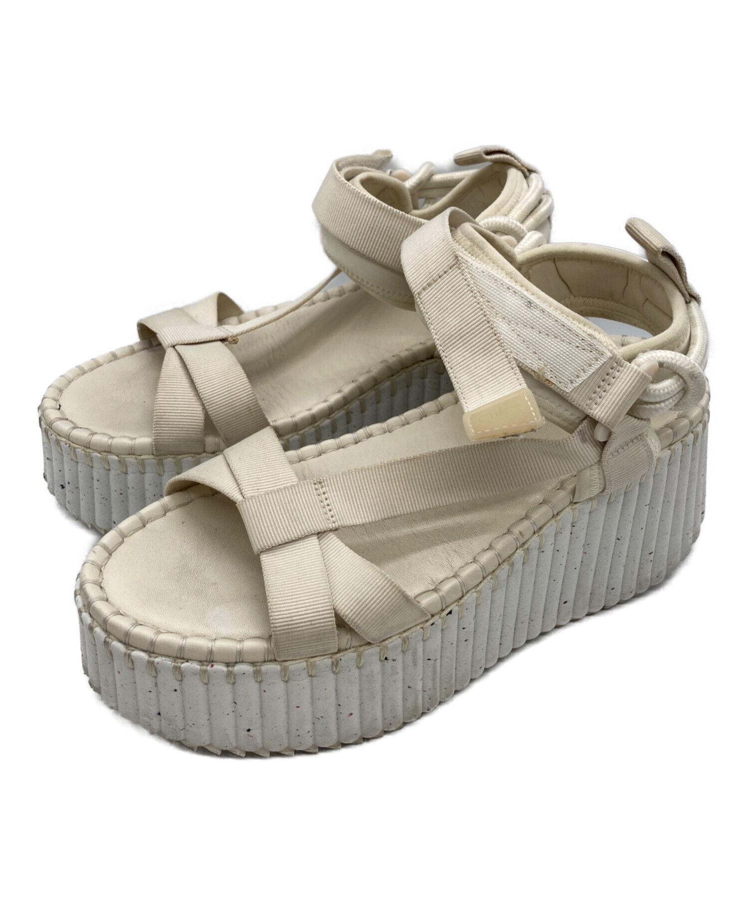 中古・古着通販】Chloe (クロエ) MANA プラットフォームストラップ