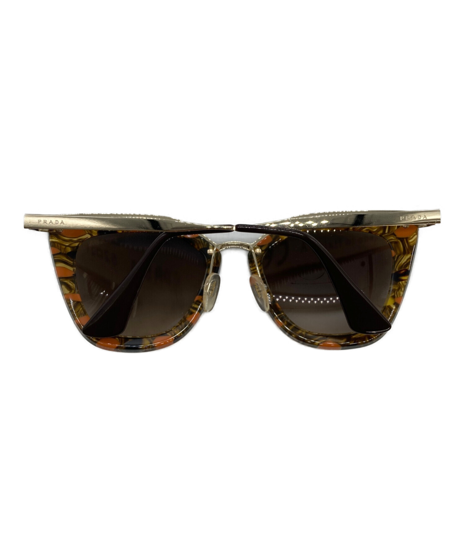 中古・古着通販】PRADA (プラダ) サングラス ブラウン サイズ:52□21
