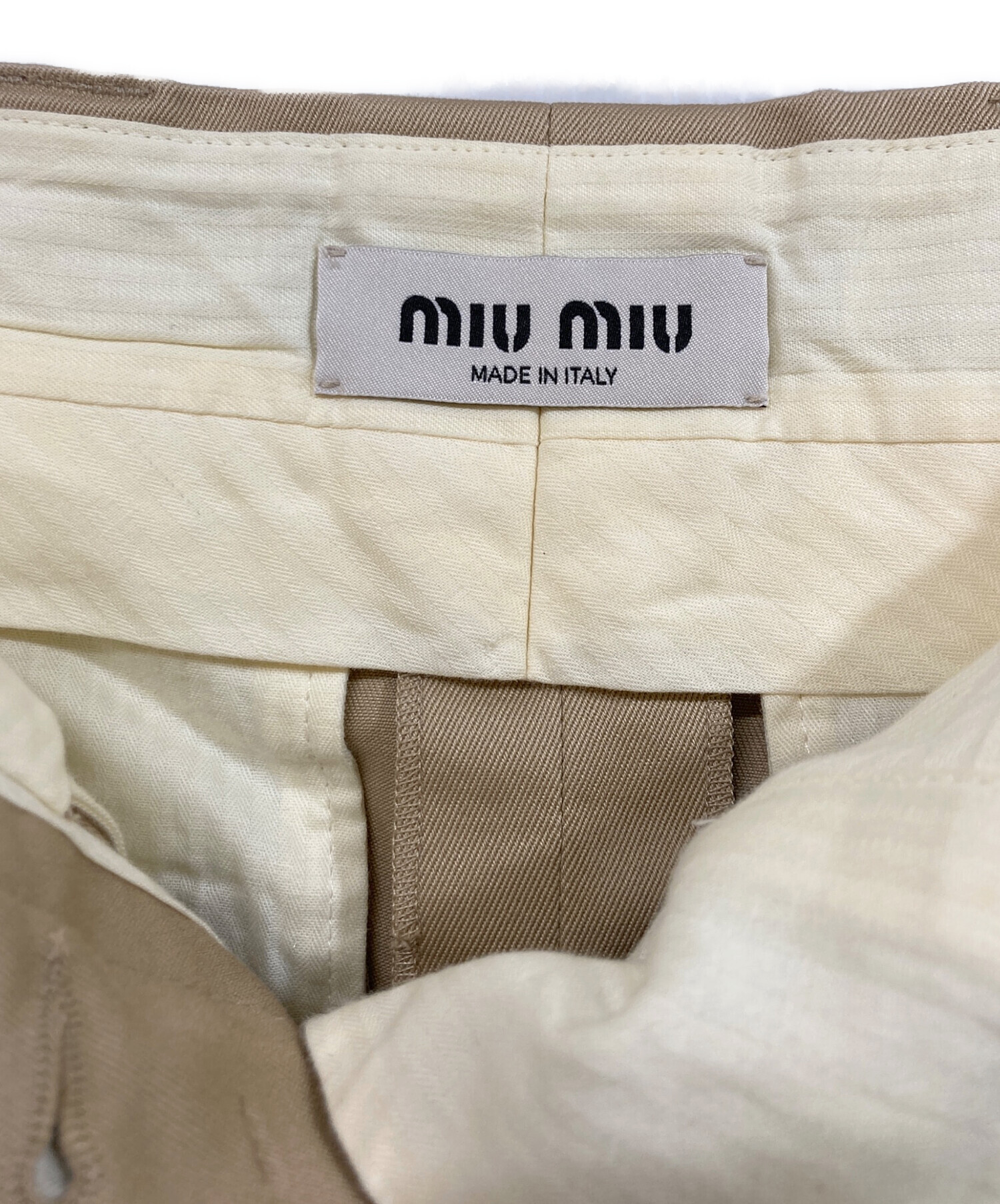 中古・古着通販】MIU MIU (ミュウミュウ) Mini Skirt with Belt Loops