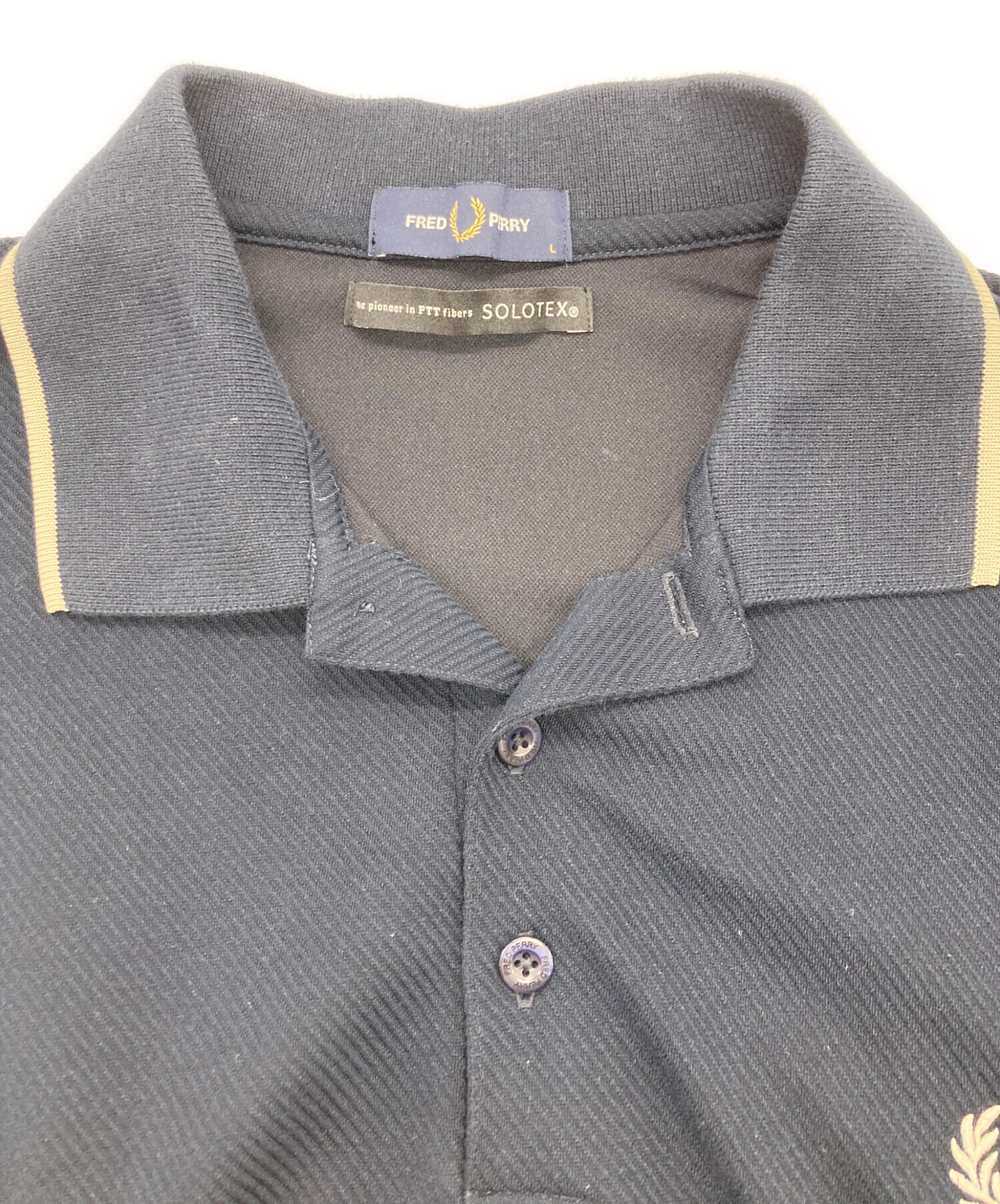 中古・古着通販】FRED PERRY (フレッドペリー) ポロシャツ ネイビー