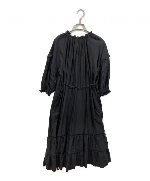 中古・古着通販】MUVEIL (ミュベール) ストライプレースワンピース