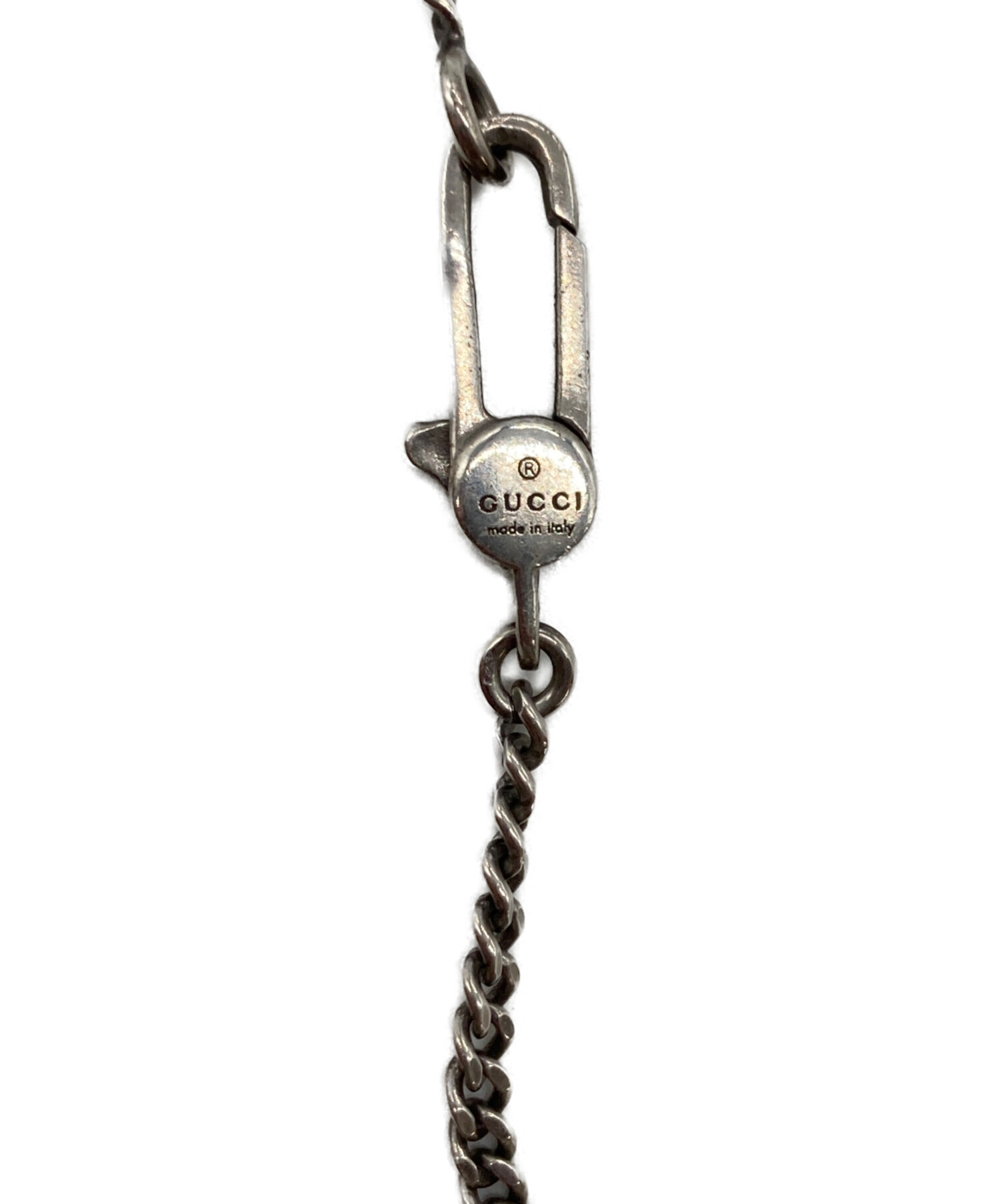 中古・古着通販】GUCCI (グッチ) ゴーストネックレス シルバー