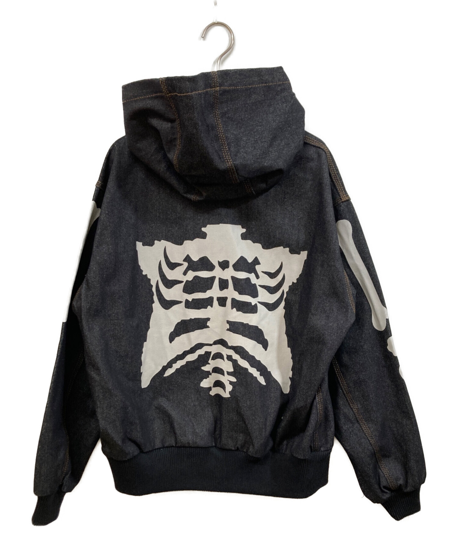 中古・古着通販】9090 (9090) Bone Rigid Denim Zip Hoodie インディゴ
