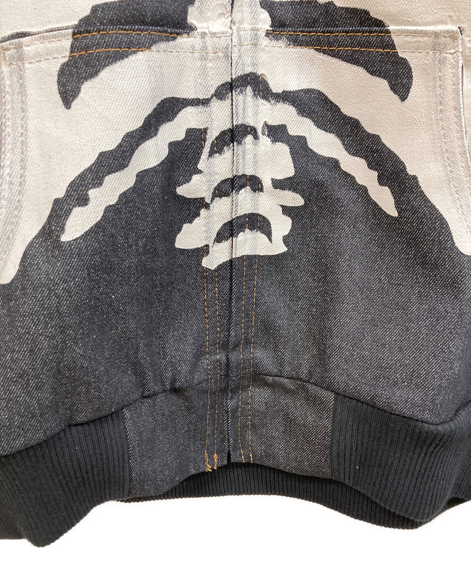 中古・古着通販】9090 (9090) Bone Rigid Denim Zip Hoodie インディゴ